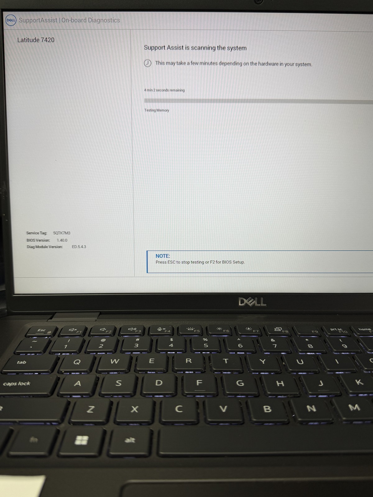 Dell Latitude (7420) 14inch i5-1145G7 16GB 256GB NO OS Read