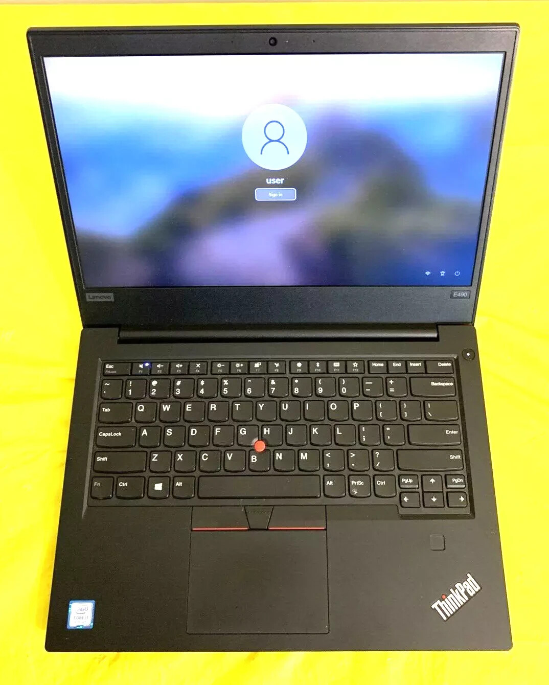 Lenovo ThinkPad E490 Intel Core i5-8265U 16GB Ram 500GB SSD W11P Laptop