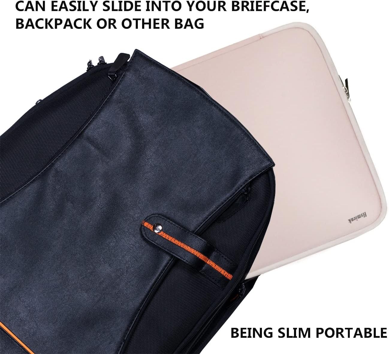 Laptop Sleeve Case 15.6 Inch, Durable Shockproof Protective Cover for HP, ASUS,