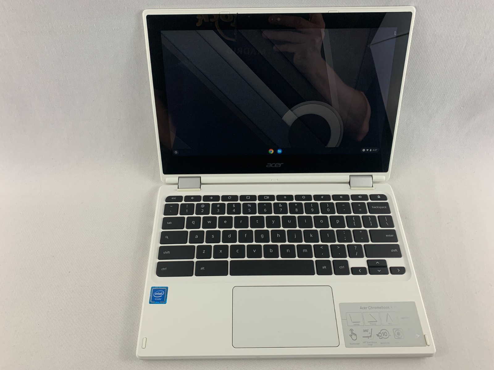 Acer CB5-132T Chromebook, Intel Celeron N3160 1.6GHz, 4GB RAM, 77% Battery