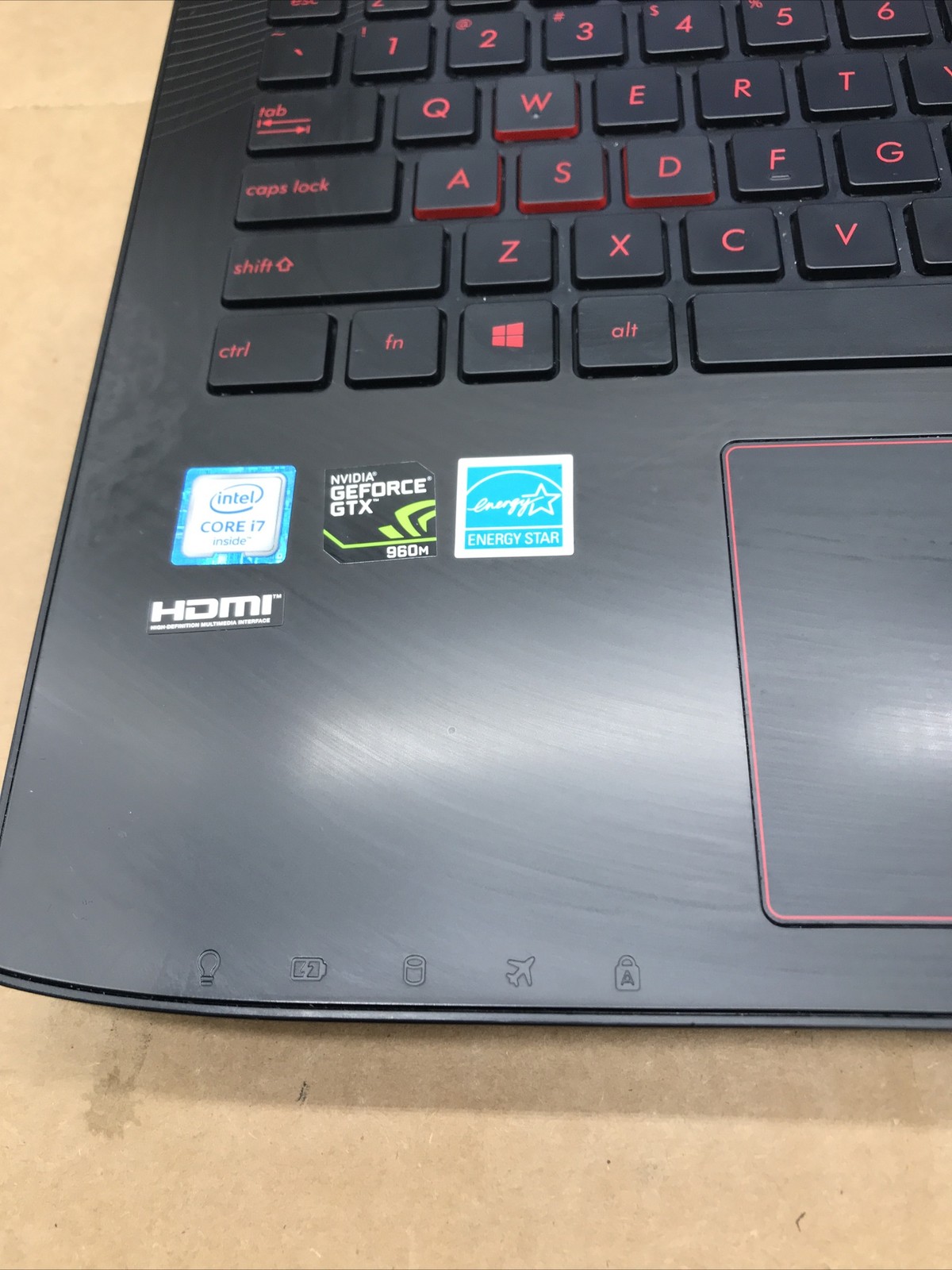 ASUS Notebook GL552V 15.6″ i7-6700HQ 2.6GHz 32GB RAM 1TB SSD GeForce GTX 960M