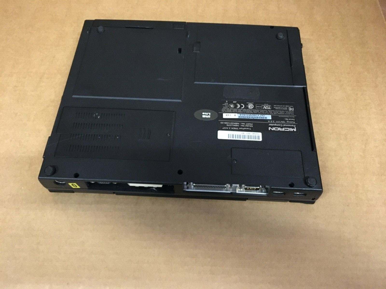 Micron Electronics Laptop Transport Trek 2 AGP 10GB HDD windows 98 ATI RAGE
