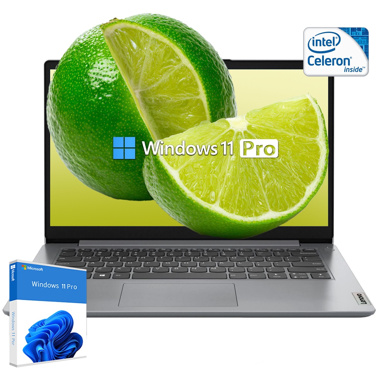 Lenovo Ideapad 1 14″ Student Laptop 1.1GHz Celeron N4020 4GB RAM 64eMMC Win11Pro