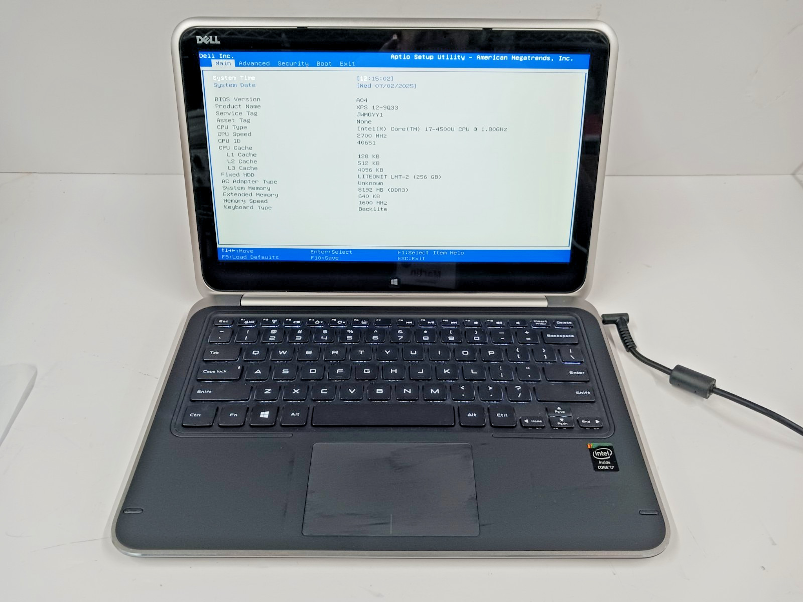 13″ DELL XPS 13 Intel i7-4500U @ 1.80GHz 8GB RAM 256GB M.SATA SSD, NO OS