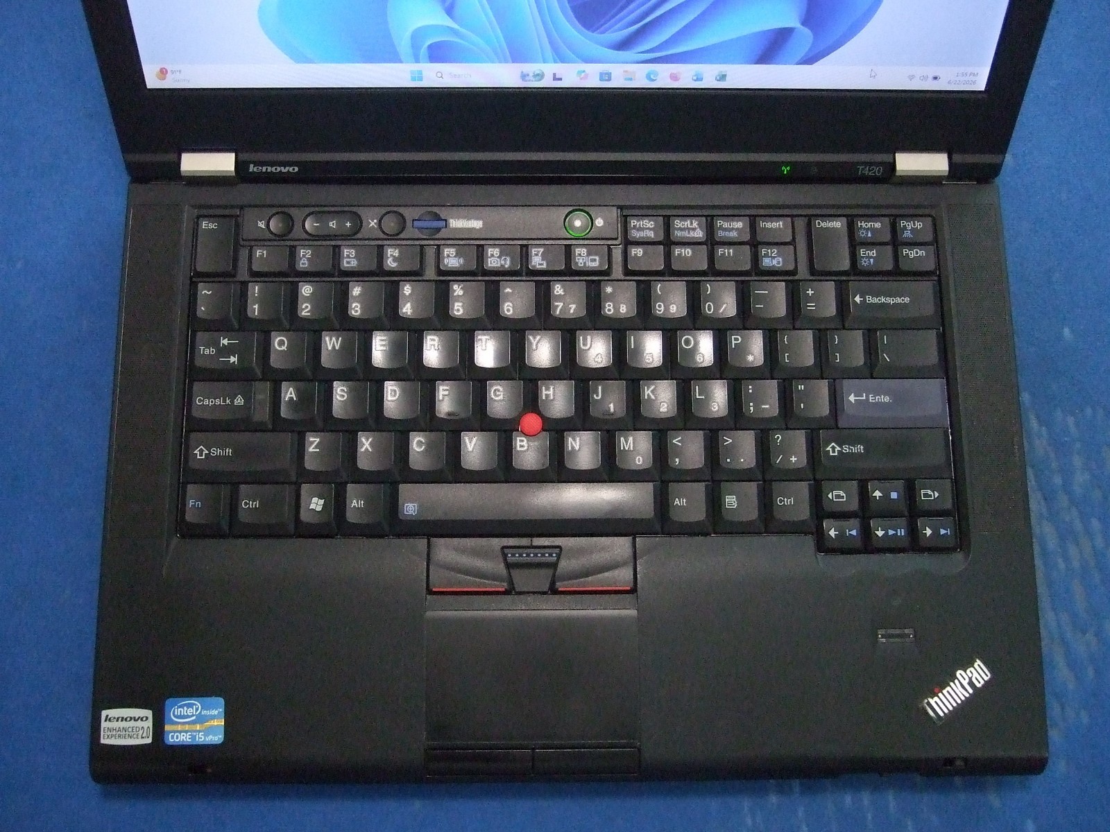 Lenovo ThinkPad T420 I7-2640M 256GB SSD 8GB RAM WIN 11 Office 365 USB 3.0 & more