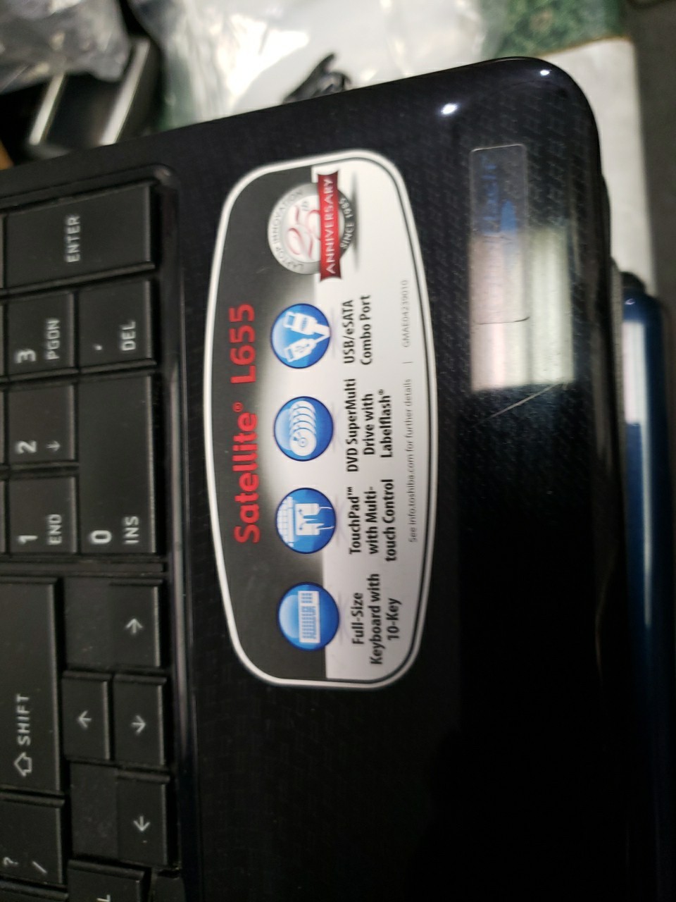 Toshiba Satellite L655-s5061 2 CORE 4GB RAM WITH Battery READ AD FREE SHIP