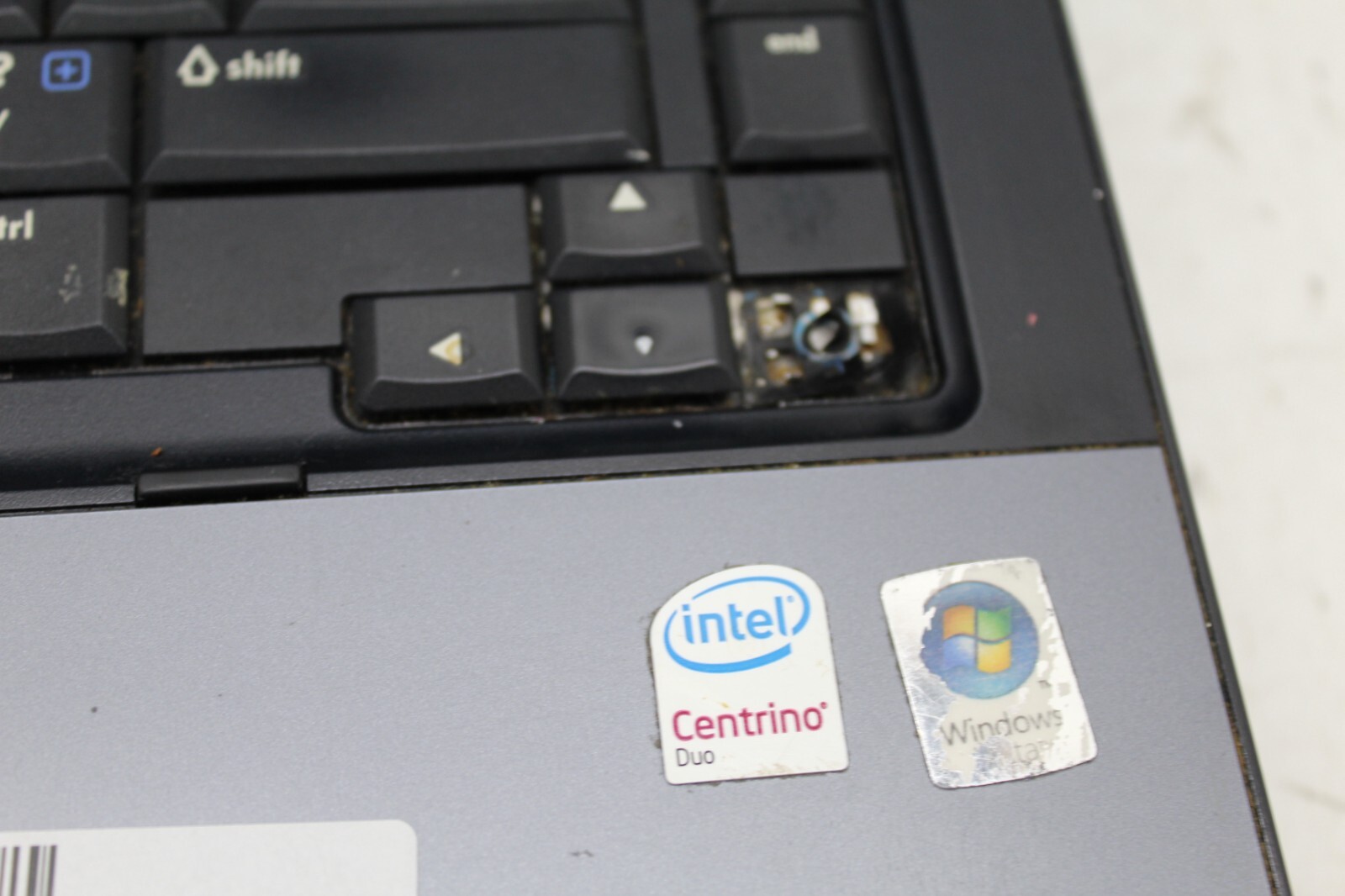 HP Compaq 6710b Laptop Intel Core 2 Duo T7100 1.5GB Ram No HDD