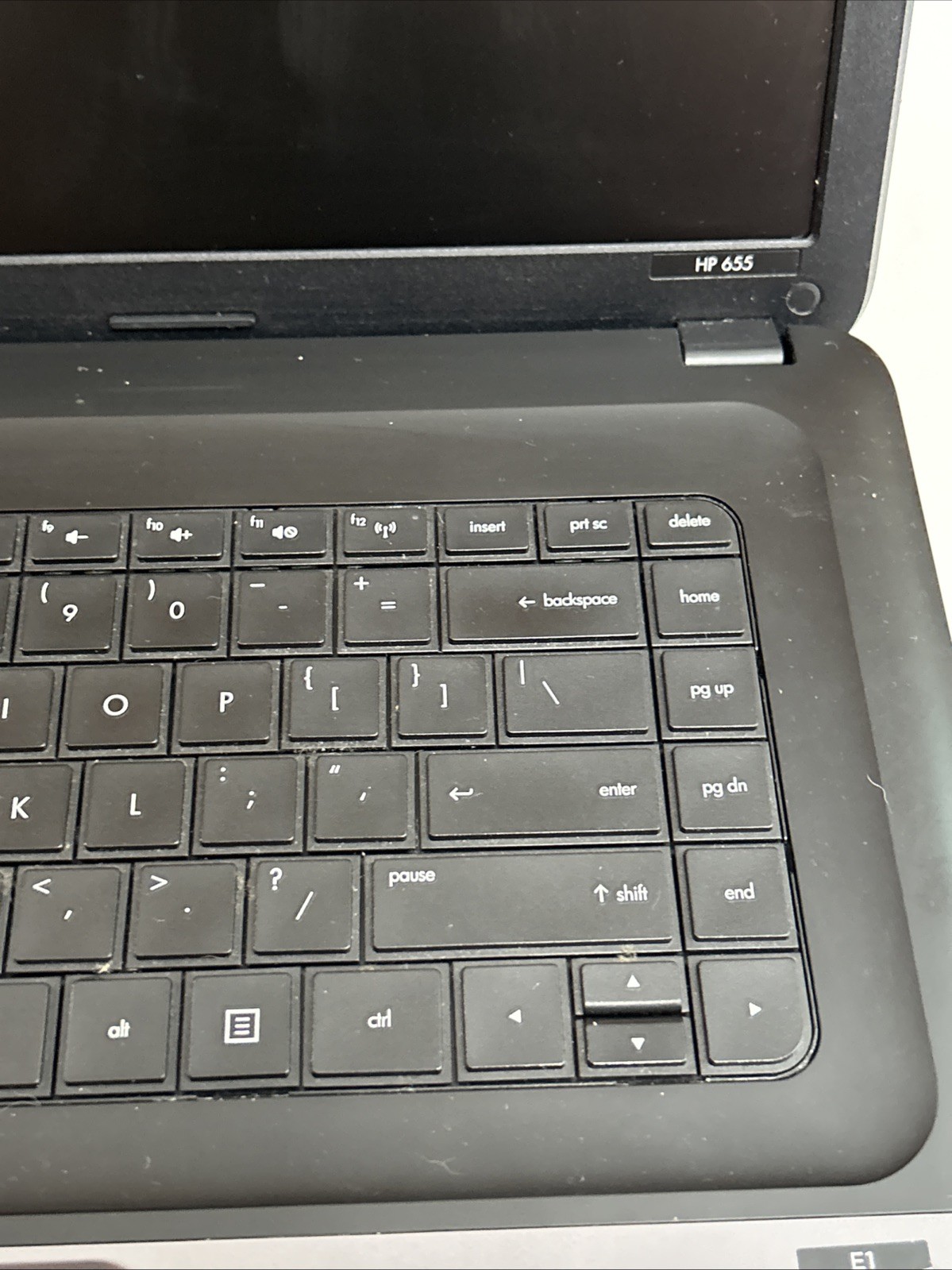 HP 655 15.6” / AMD E1 Parts Repair Only !! Vista College Logo