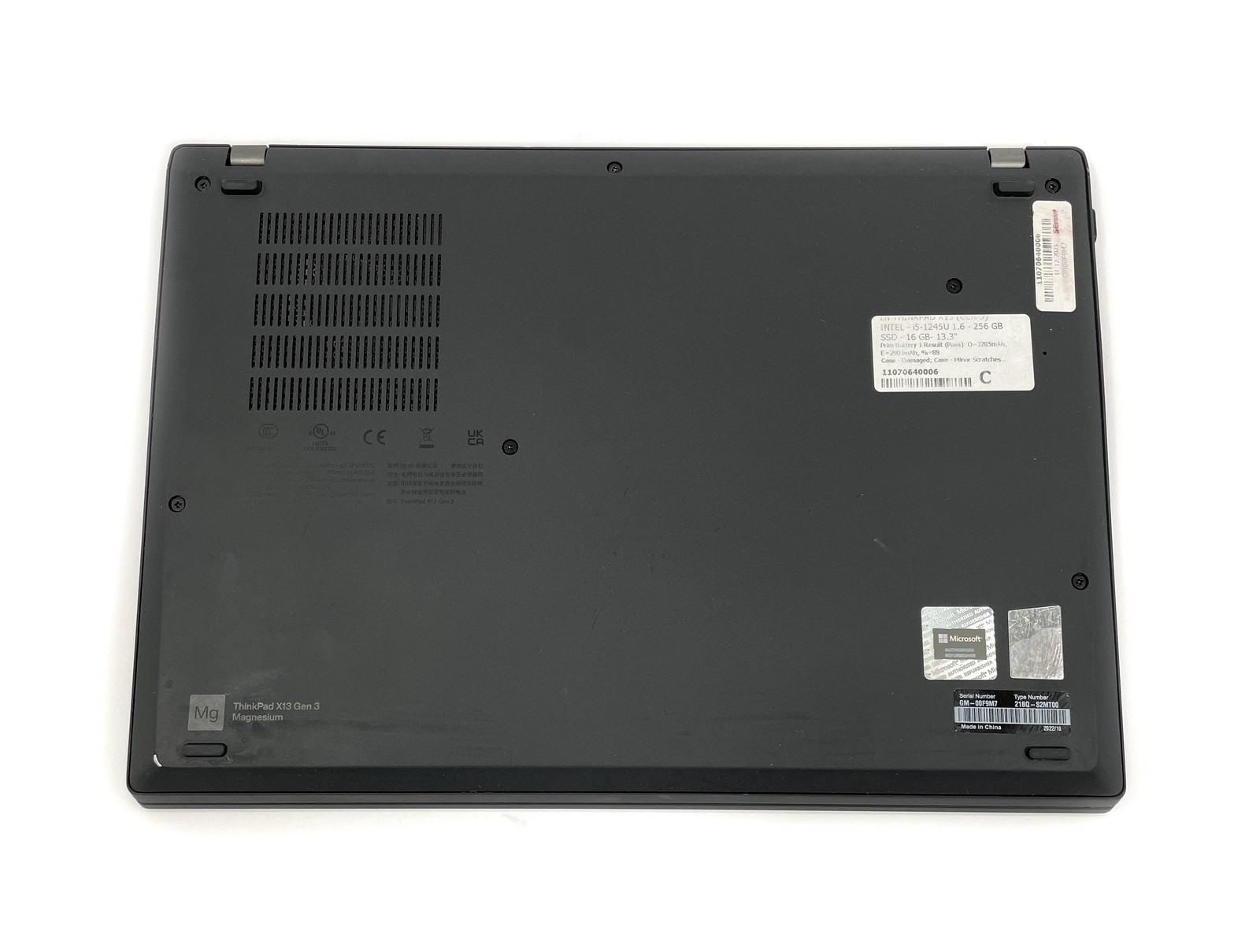 Lenovo ThinkPad X13 Gen 3 Laptop i5-1245U 1.6GHz 256GB SSD 16GB RAM WIN 11