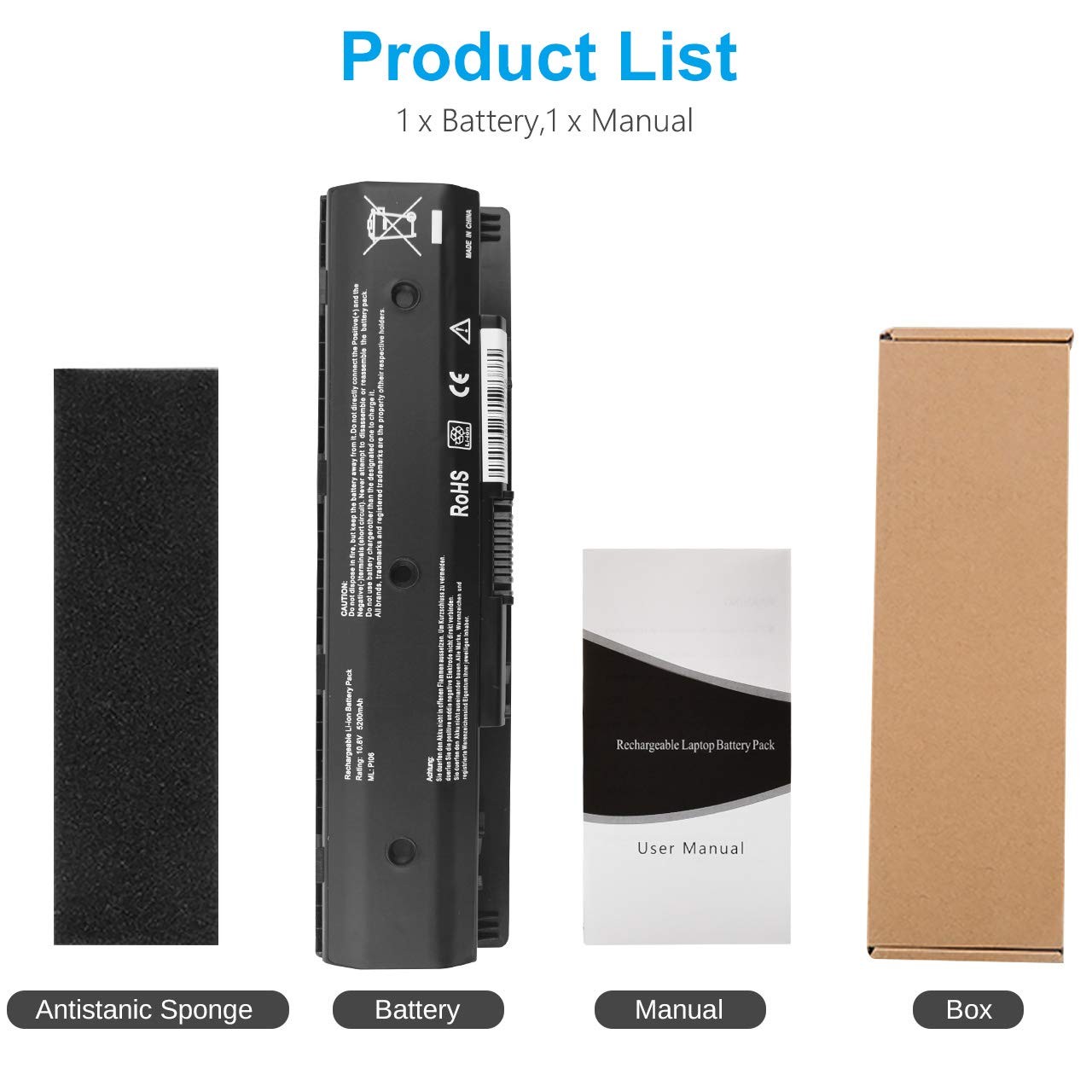 LQM P106 P109 Laptop Battery HP P106 Envy Pavilion TouchSmart Notebook 14 15 17