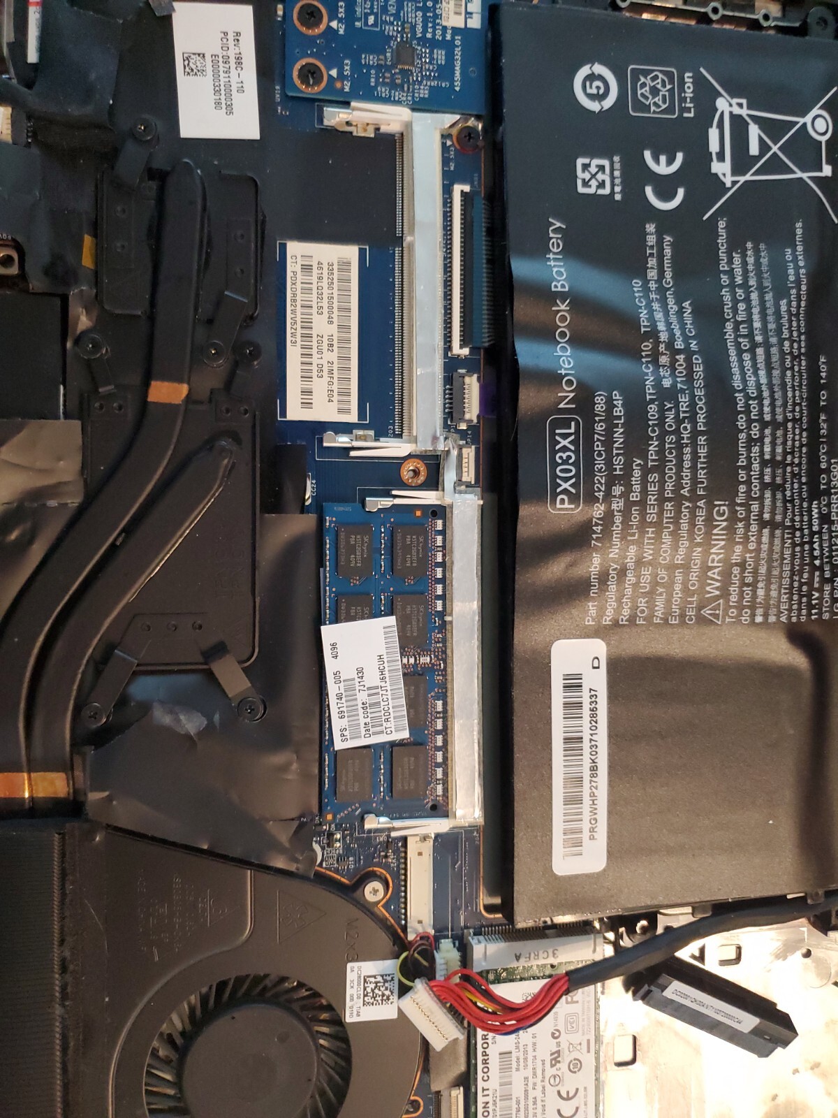 HP ENVY TS 14 SLEEKBOOK E1M98AV 1.6GHZ | 4GB RAM. sell for part