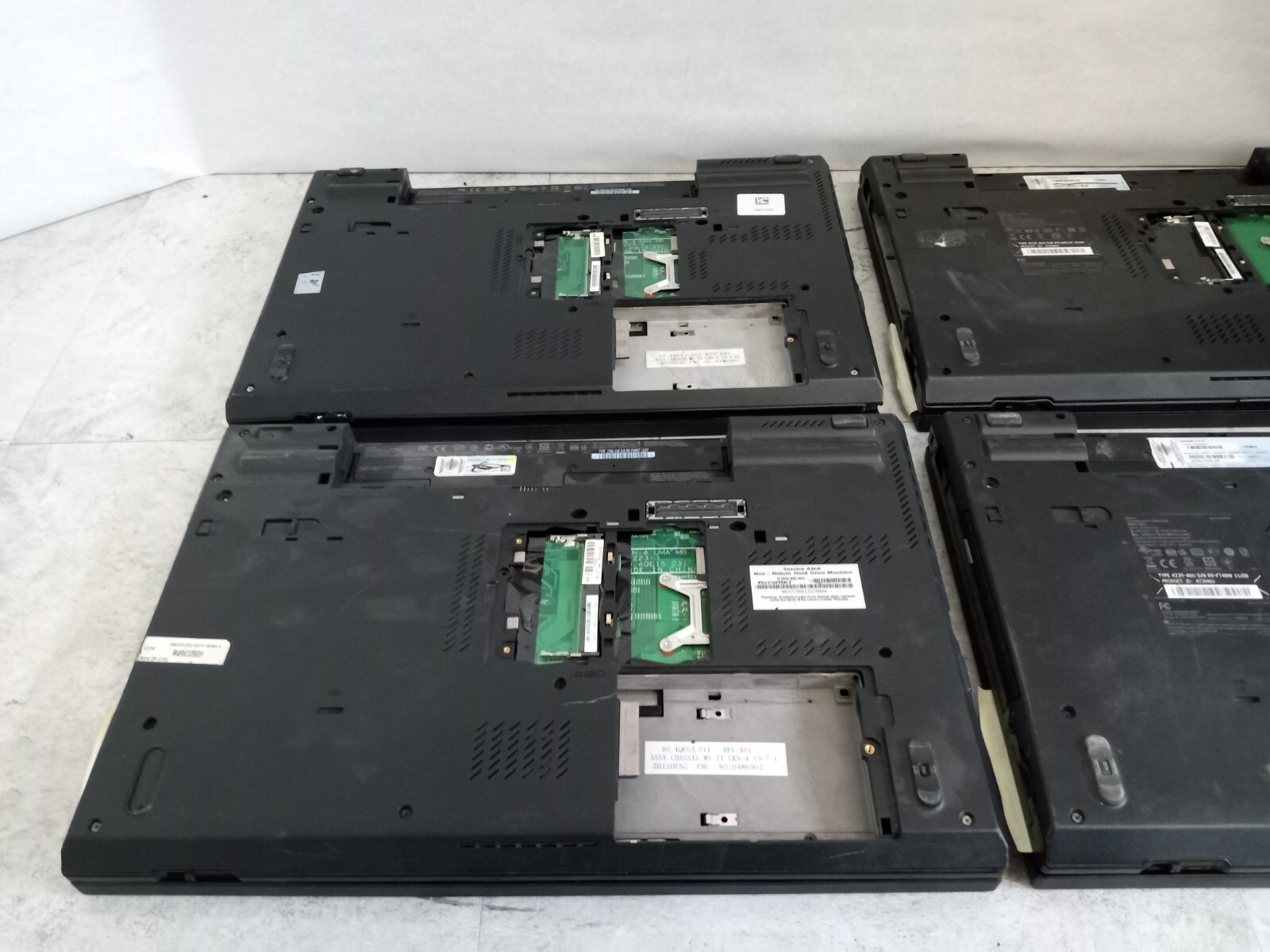 Lot of 4 – Lenovo ThinkPad T520 T530 15″ Laptops Intel i5 *PARTS / REPAIR* -RR