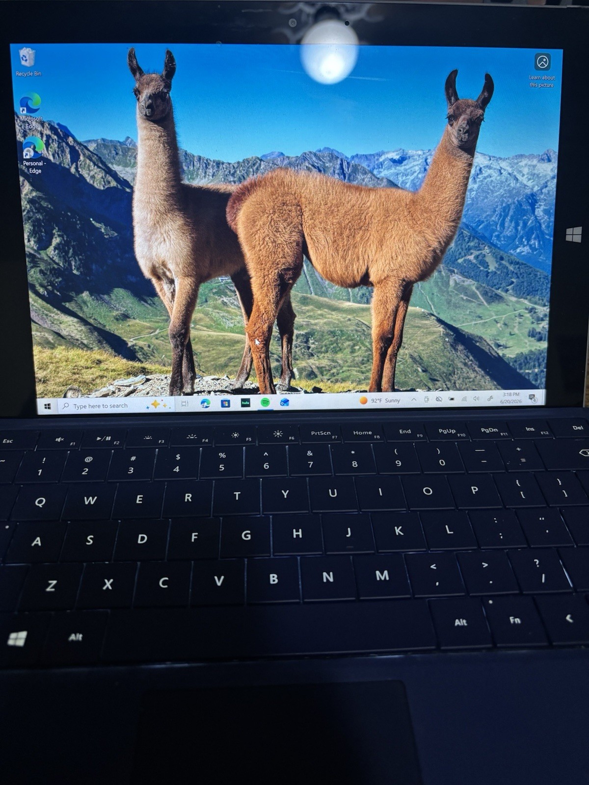 Microsoft Surface Pro 3 12in 128GB Wi‑Fi Windows Tablet w/ Type Cover & Charger
