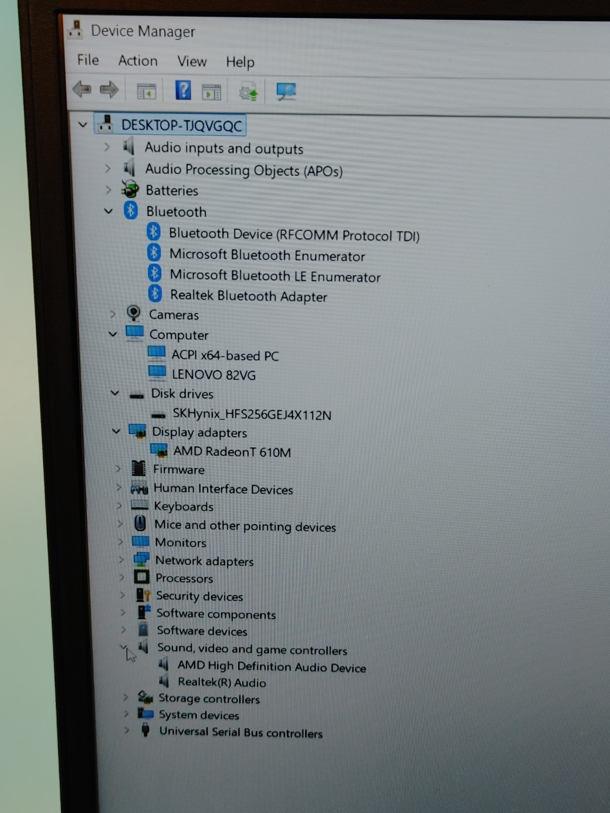 Lenovo IdeaPad 1 15AMN7 15.6″ Ryzen 5 7520U 2.8GHz 8GB DDR5 256GB SSD