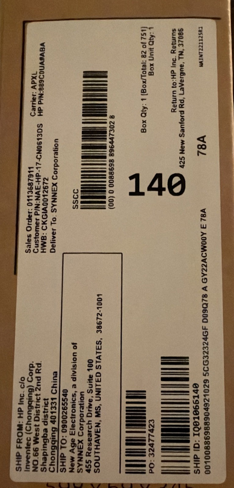 HP 17-CN0613DS 17.3 4GB 128GB SSD N4120 1.1GHz WIN 11 Moonlight Blue BRAND NEW!!