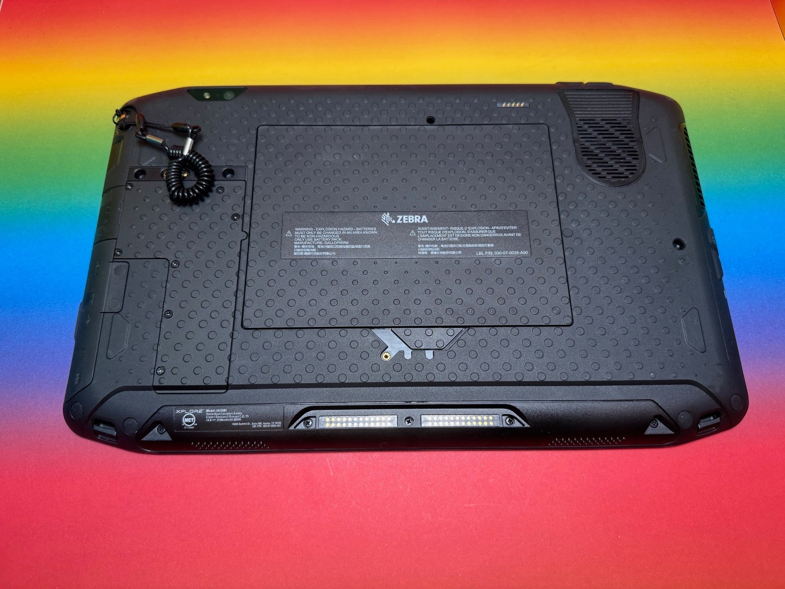 Zebra Xplore iX125R1 Rugged Tablet i5-6200U 8GB 256GB Win 11Pro 12.5″ Stylus LTE