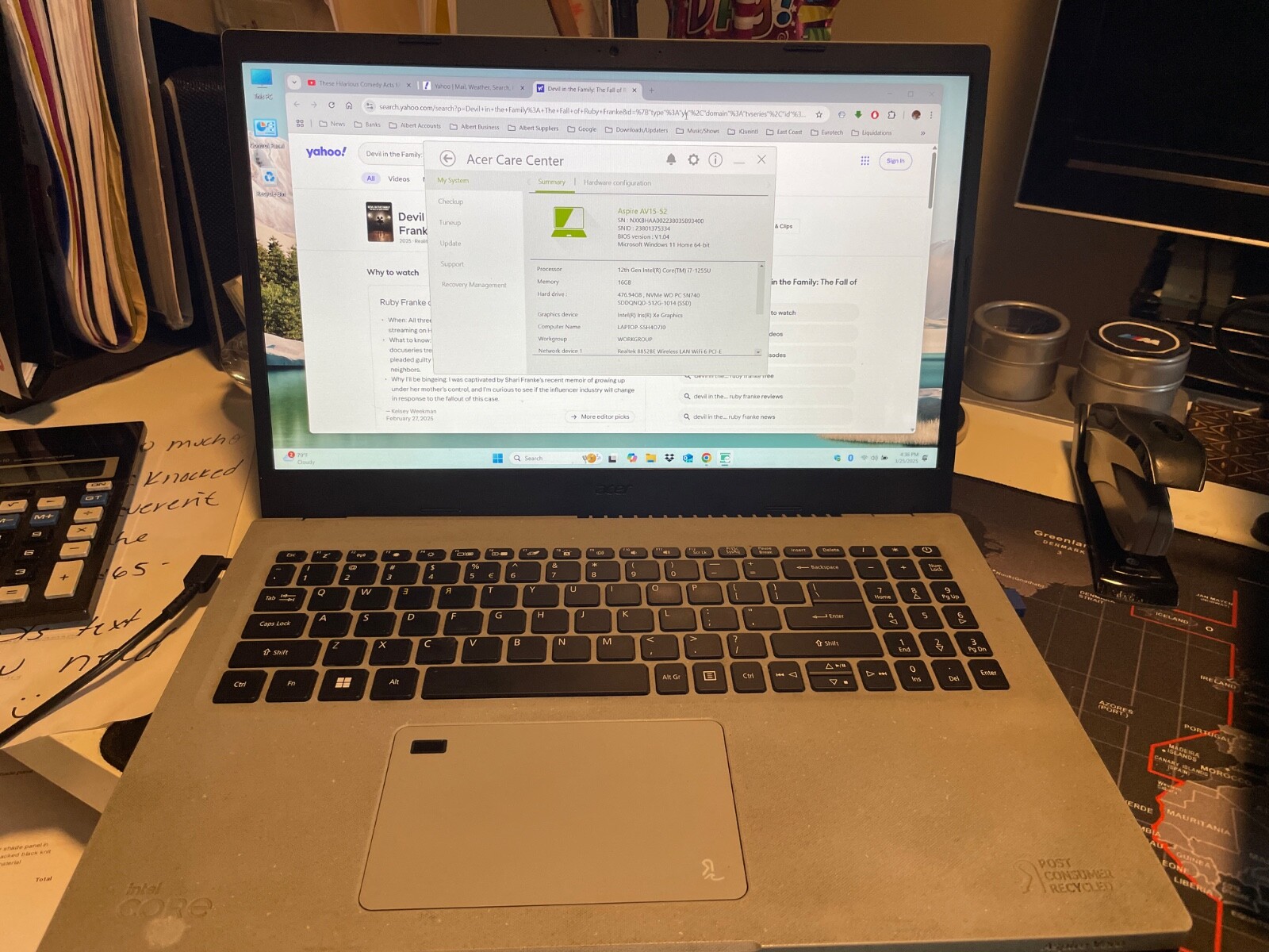 Acer Aspire Vero – 15.6″ Laptop Intel Core i7-1355U 1.70GHz 16GB 512GB SSD W11H