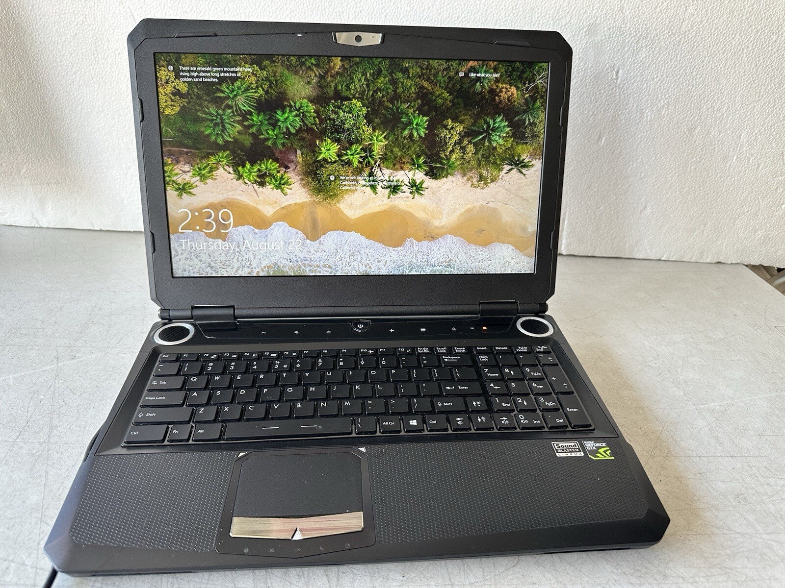 MSI MS-16f4 laptop I7-4810MQ CPU 16GB ram 128GB SSD NVIDIA GEFORCE GTX W10