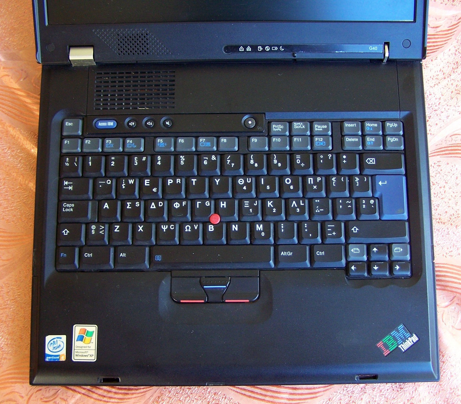 Rare IBM Laptop G-40 Type 2388 Intel-P4 3.0GHz 504MB 60GB Parallel Floppy (x a t