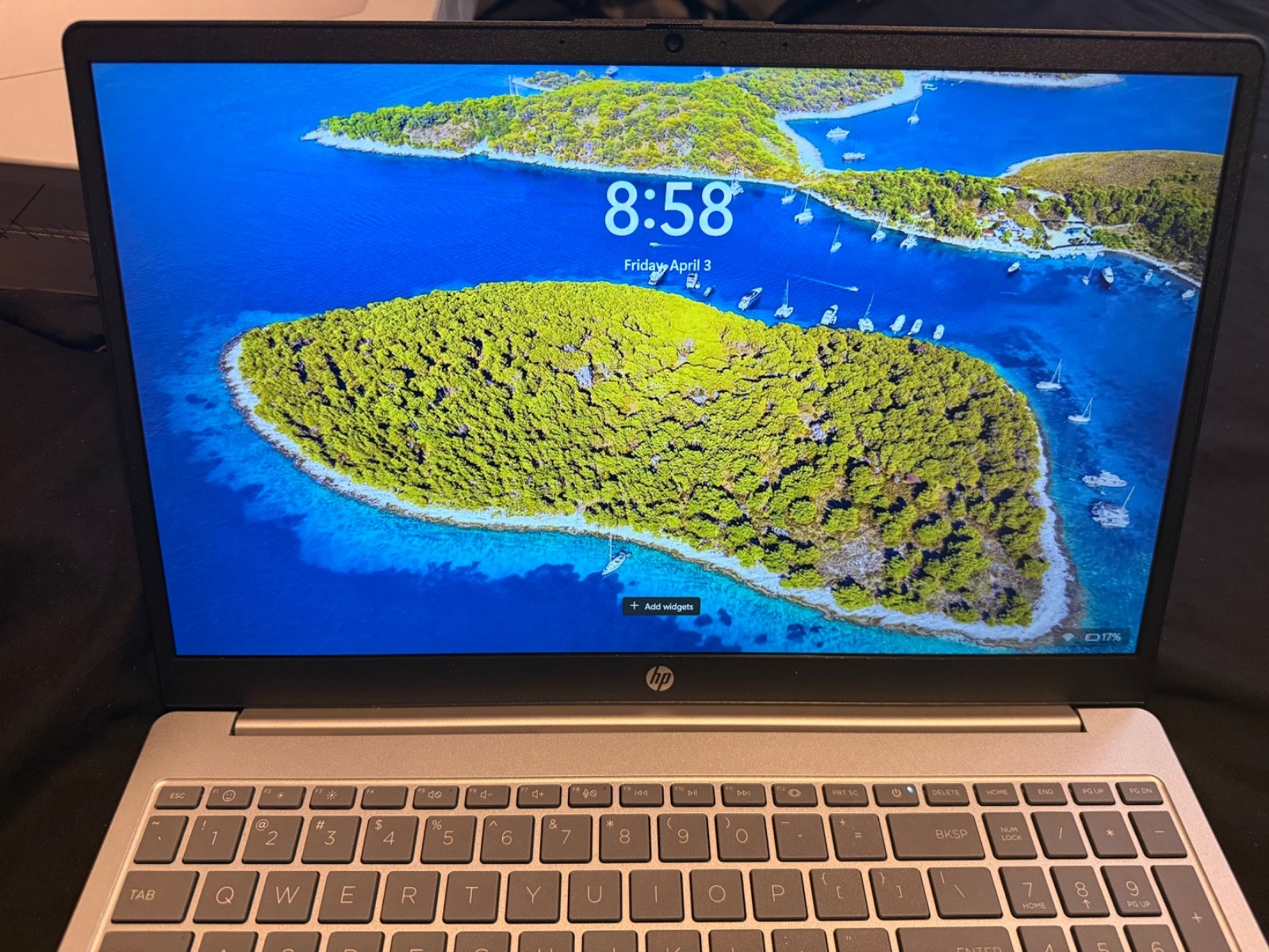 HP 15-fd0133wm 15.6″ Laptop Intel i3 13th gen 8GB RAM 256GB SSD Silver Win11 H