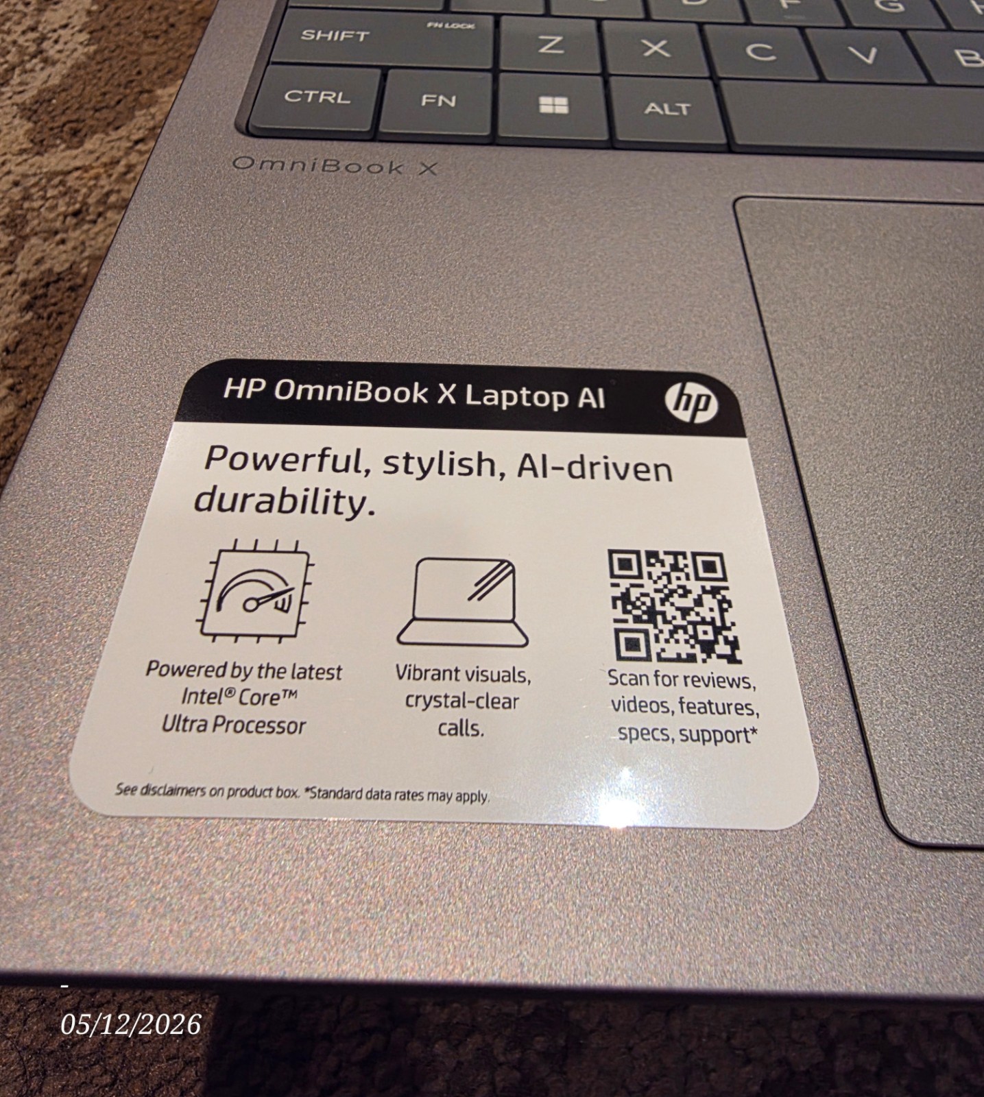 2025 HP OmniBook X 16-aw0038dx 16″ U7 255H 32GB DDR5 2TB SSD RTX 4050 Win11 PRO