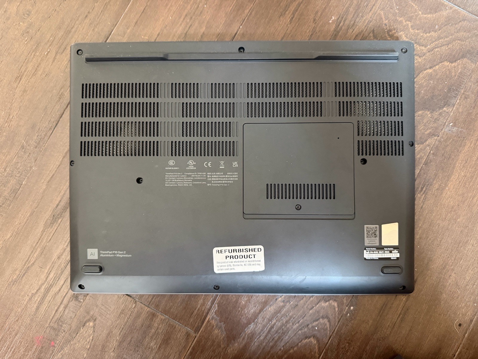 Lenovo ThinkPad P16 Gen 2 IntelCore i9 NVIDIA RTX 2000 GPU 32GB RAM 1TB SSD READ