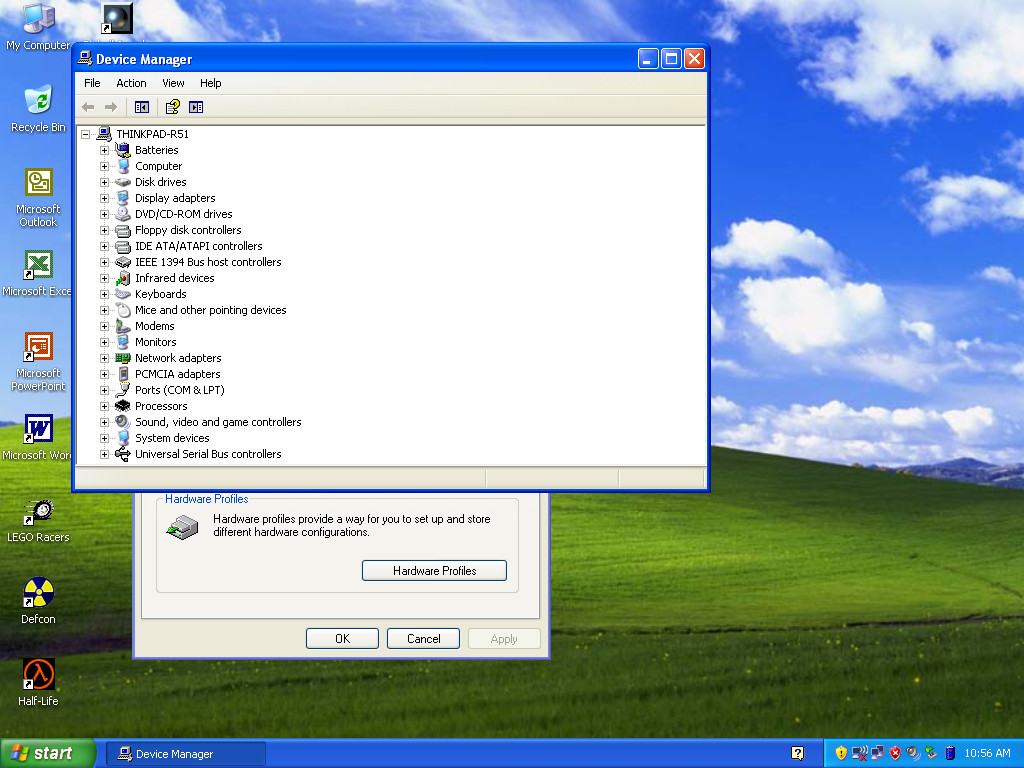 Windows XP Laptop – IBM Thinkpad R51 – Pentium M 1.7GHz, 512MB RAM, 32GB SSD