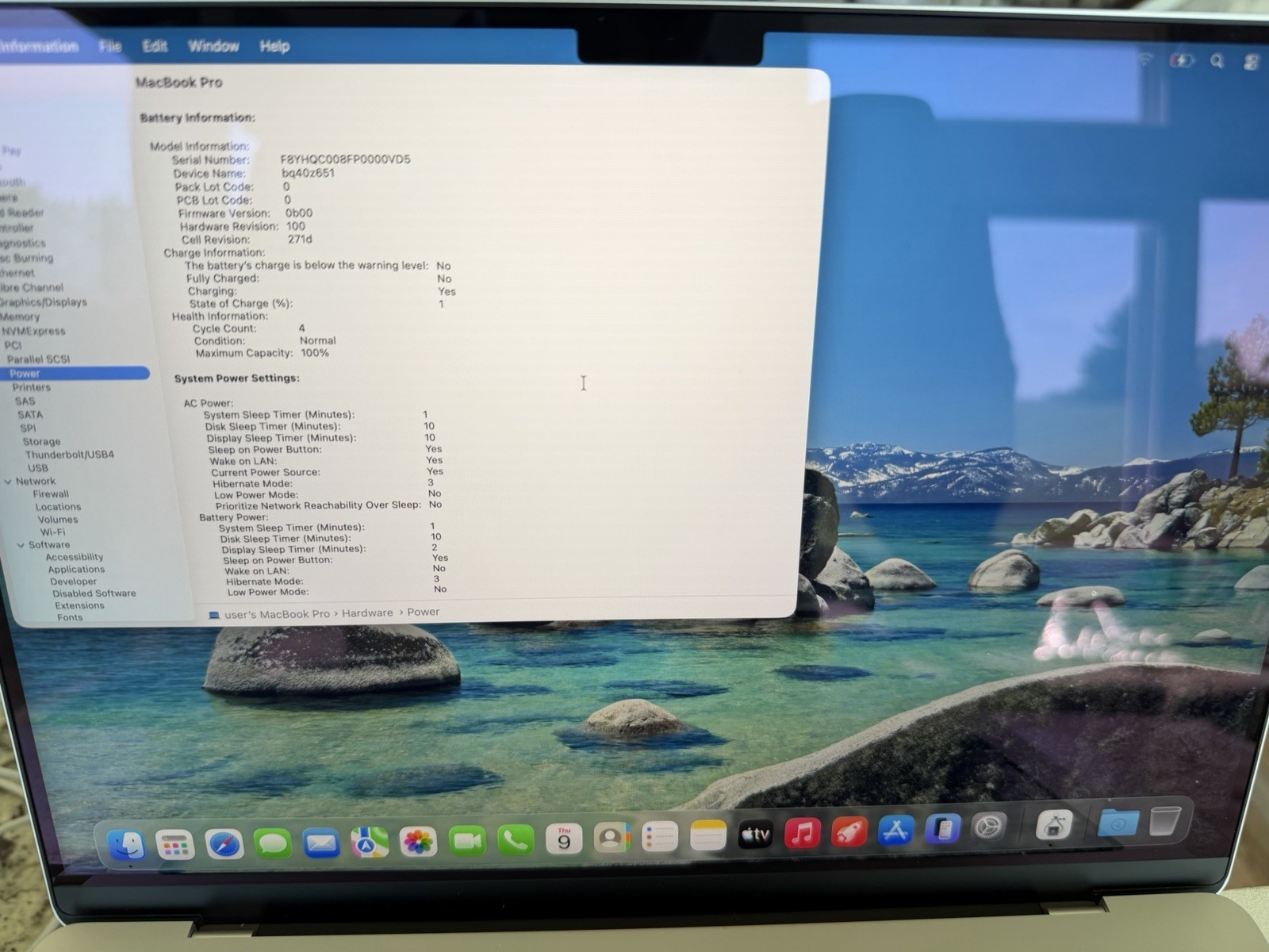 Apple MacBook Pro 14.2″ Apple M5 10-Core 32GB 1TB SSD Silver MJ3E4LL/A 4 cycles