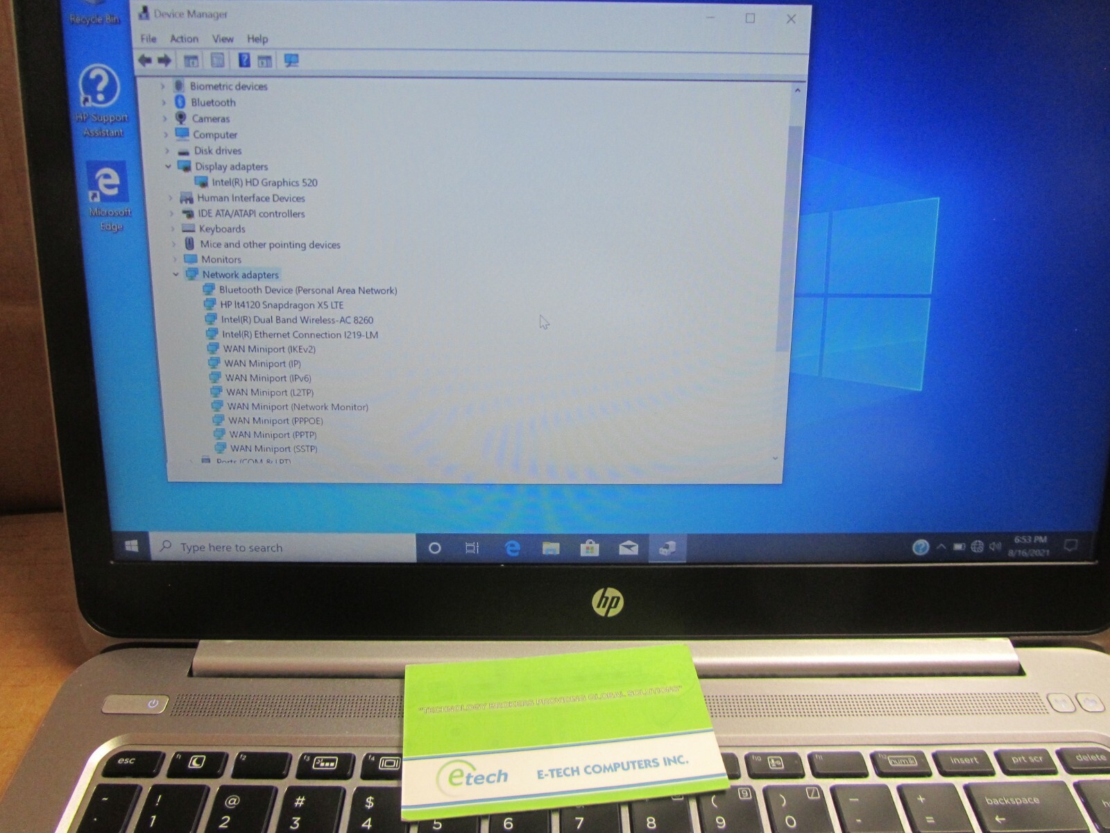 HP EliteBook Folio 1040 G3 i7-6600U 2.6GHz 8GB RAM 512GB SSD 14″ FHD WINDOWS 10