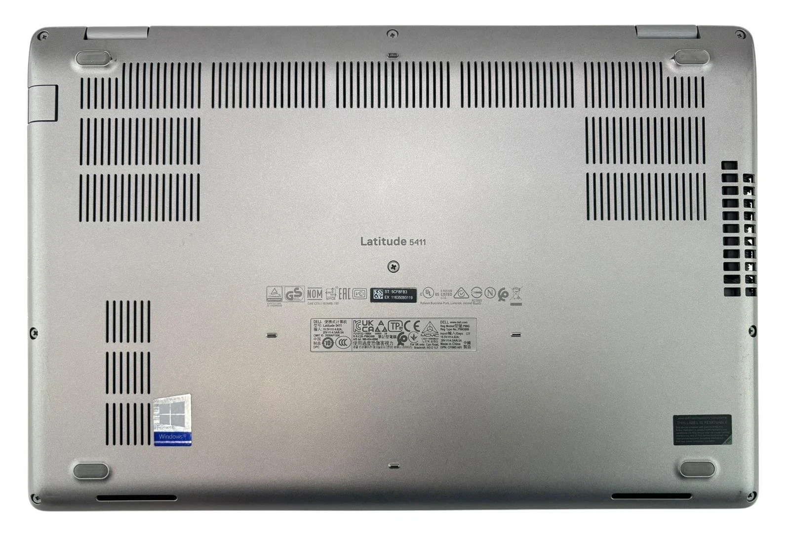 Dell Latitude 5411 i5-10300H 16GB 256GB NVMe 1920×1080 Touch Win11 Office 2024