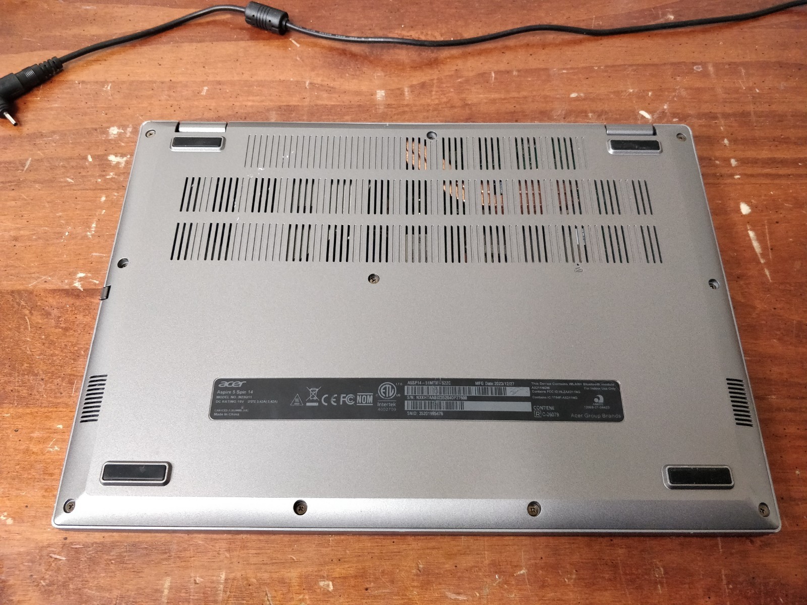 Acer A5SP14-51MTN INTEL CORE I7-150u@3.00GHz 8GB RAM NO DRIVE PARTS 9022