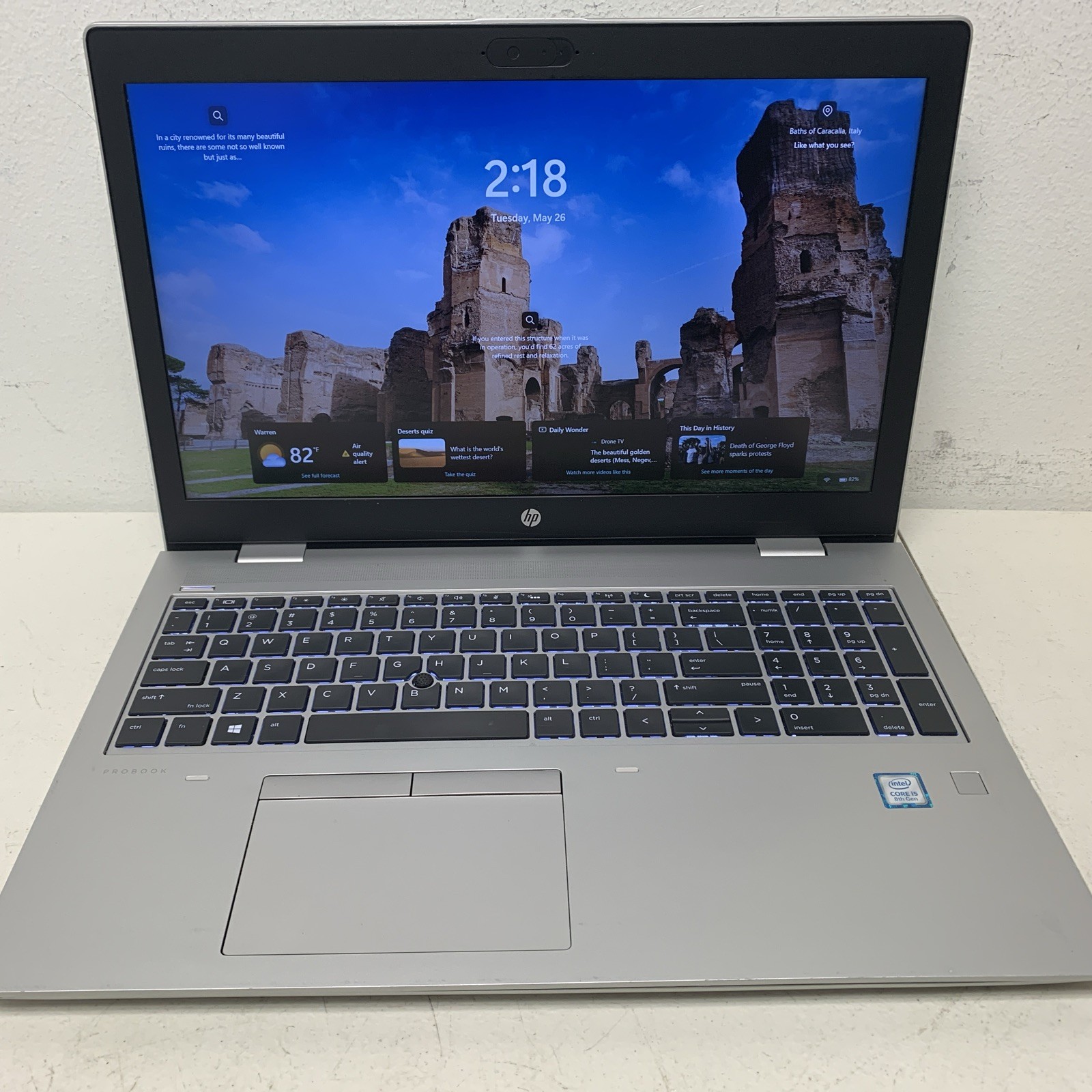 HP ProBook 650 G5 Core i5-8265U 1.6GHz 8GB 256GB SSD Windows 11 Pro