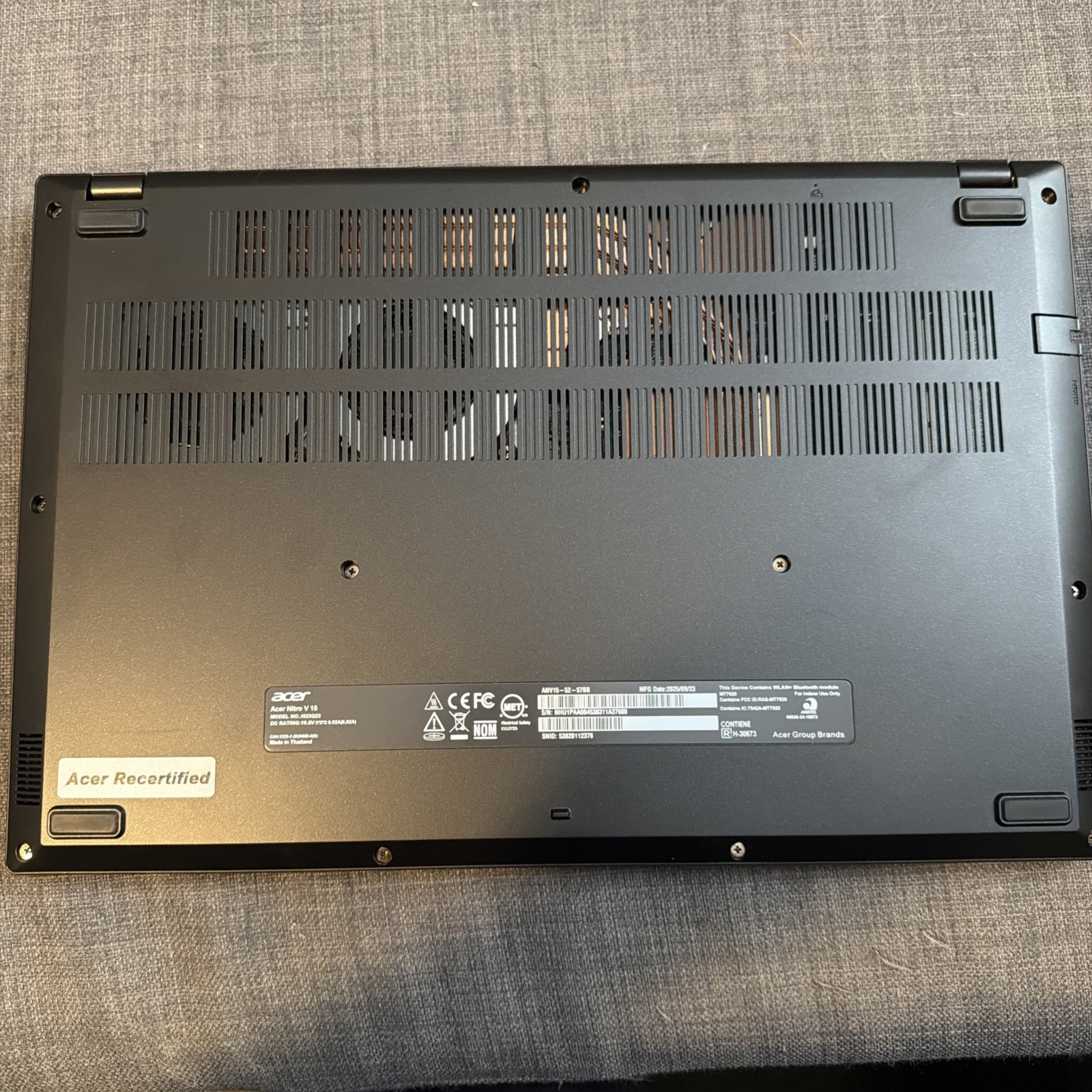 Acer Nitro V 15 15.6″ i5-13420H 13th Gen 16GB 512GB RTX 5050 Win11