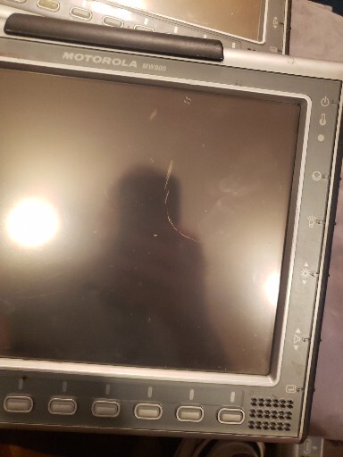 2-Motorola FLN3063B MW800 Mobile Workstation Touch Screen LED Monitor Untested