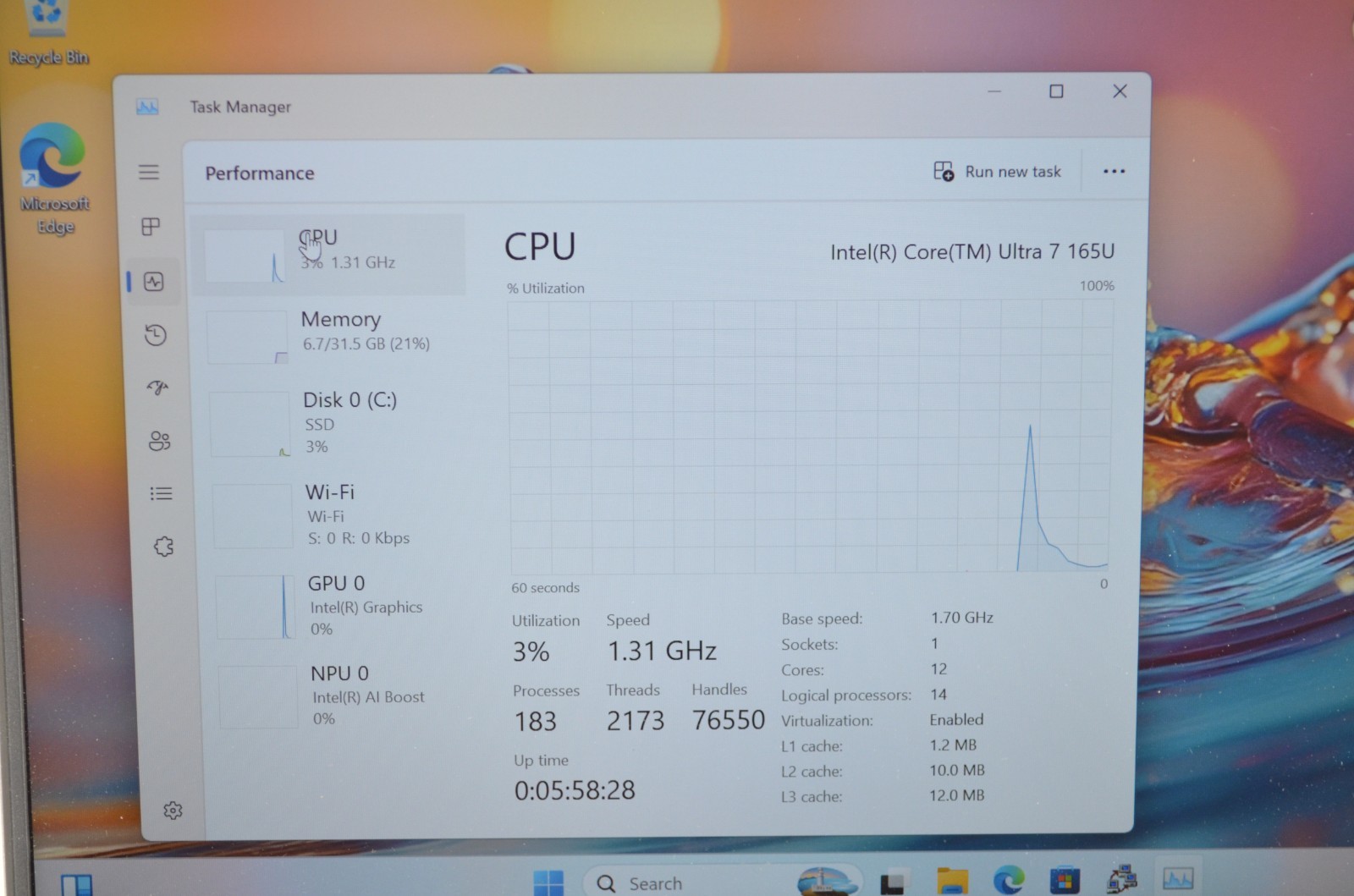 Dell Latitude 5450 Ultra 7 165U 4.90GHz 32GB RAM 256GB NVMe Windows 11 Pro