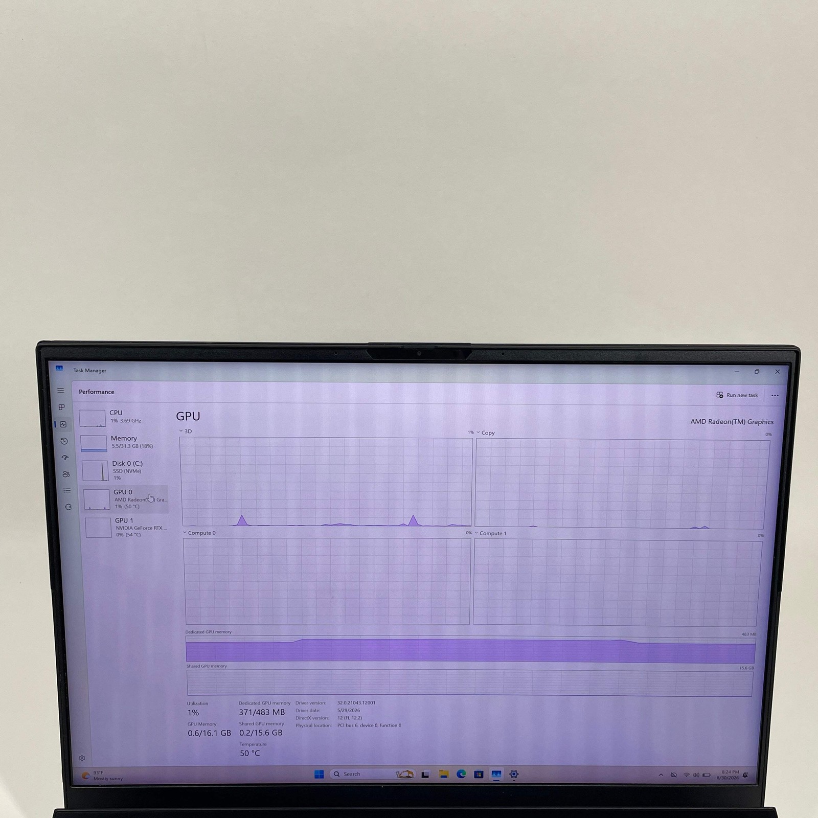 Asus ROG Zephyrus Duo 16 GX650 16″ Ryzen 9 6900HX 3.3GHz 32GB RAM 1TB SSD GeForc