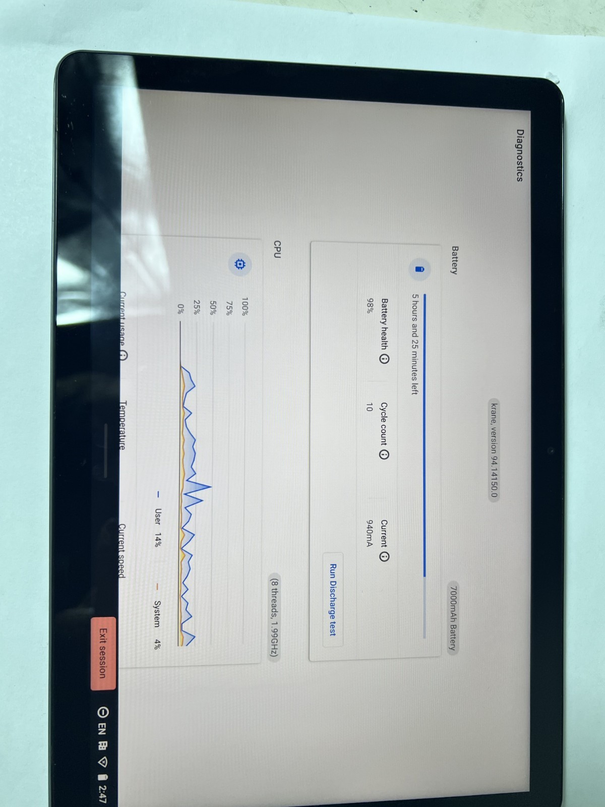 Lenovo IdeaPad Duet Chromebook CT-X636F 10.1″ (64GB) – Ice Blue + Iron Grey DEMO