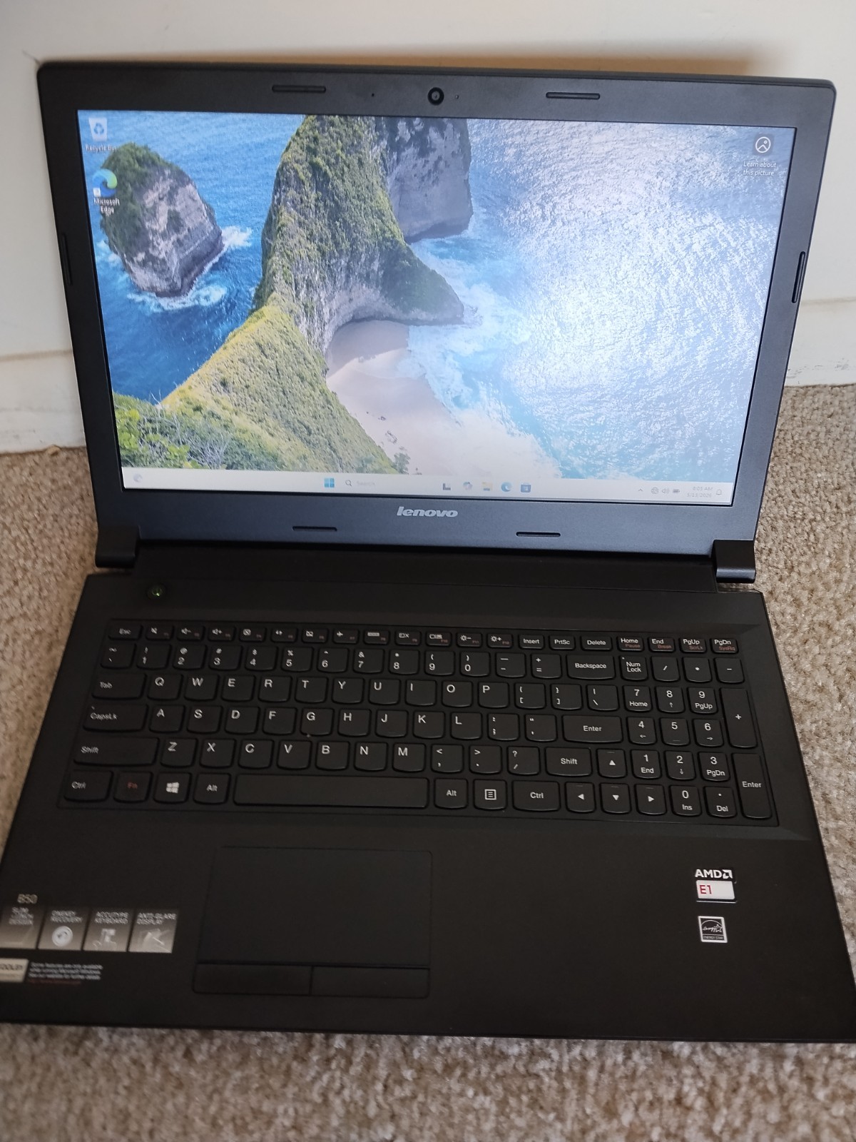 Lenovo B50-45 15.6″ AMD A8 16GB RAM 256GB SSD – Ready to be used of the Box