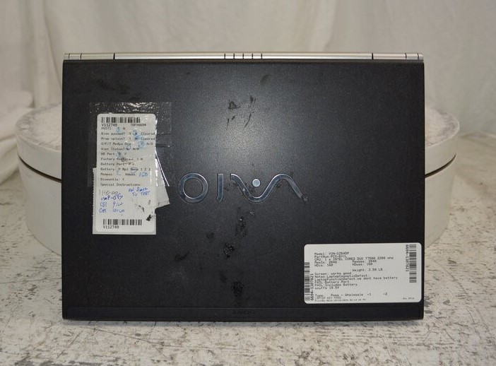 SONY VGN-SZ645P PCG-6V1L laptop INTEL CORE2 DUO T7500 2.2GHz 2GB 160GB SEE NOTES