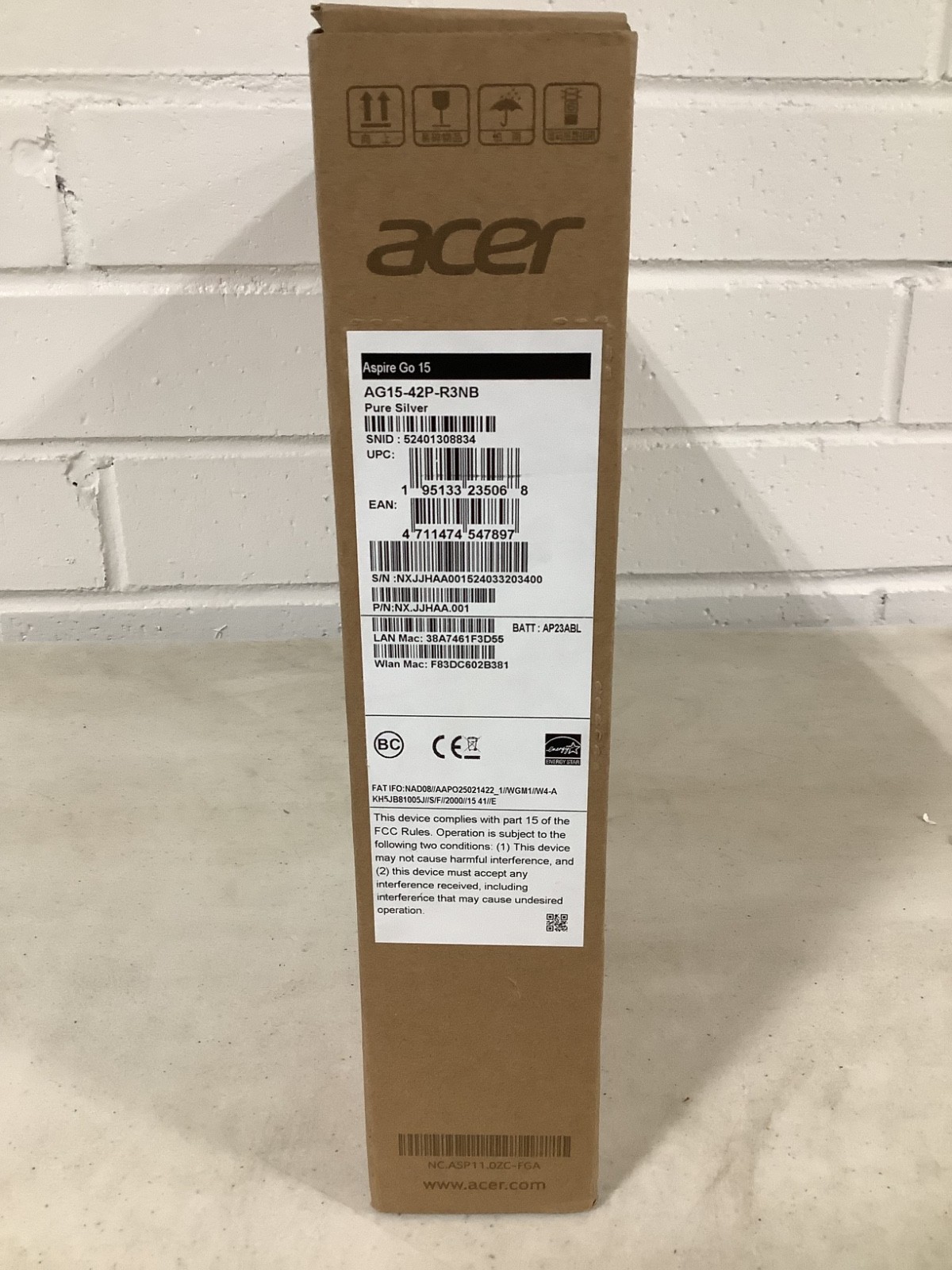 Acer Aspire Go 15 Laptop 15.6″ AMD Ryzen 5 16GB RAM 512GB SSD (AG15-42P-R3NB)
