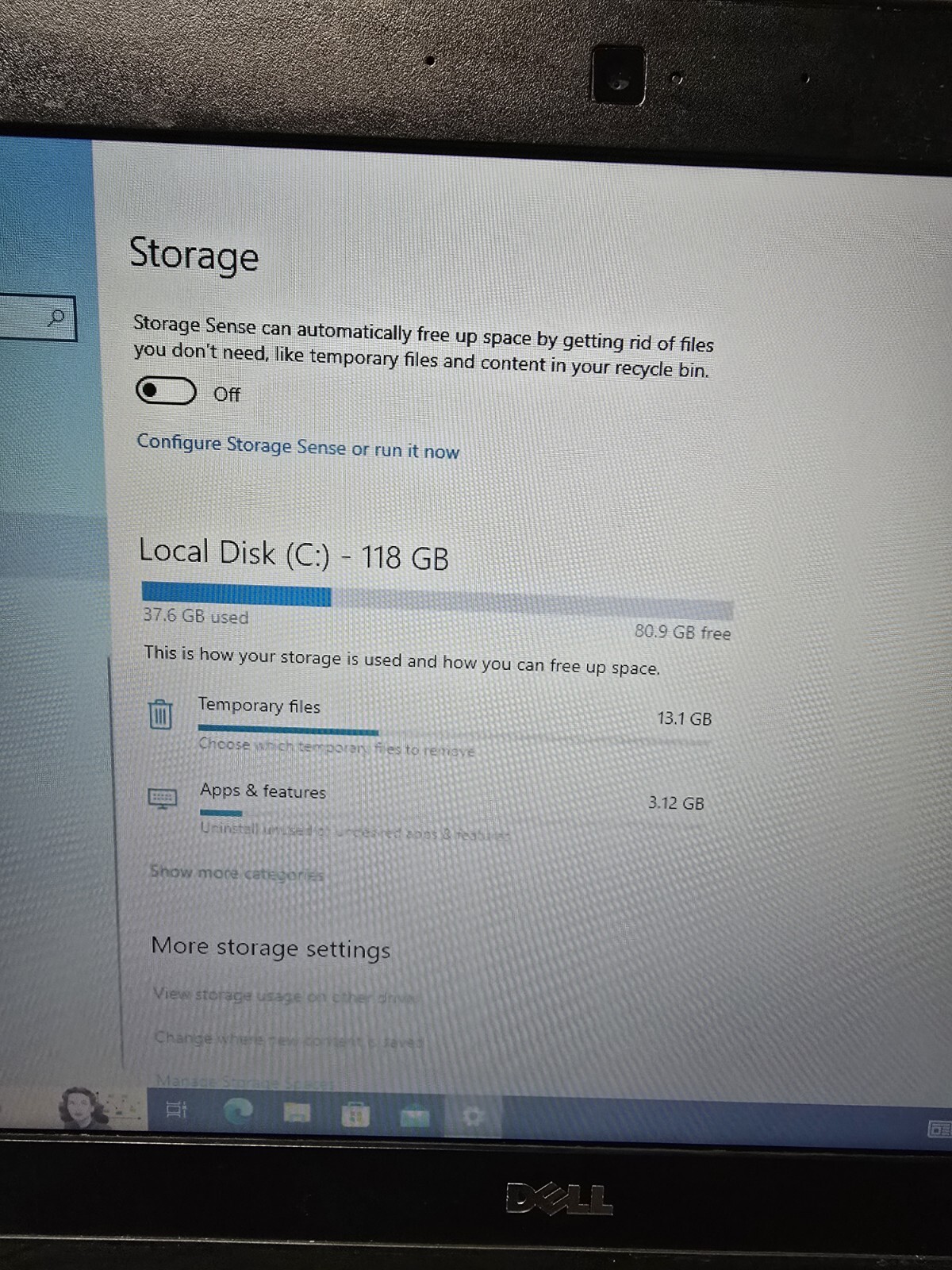 Dell 7240 12″ i5-43000U 2.5GHz, 4GB Ram 118GB SSD, Win 10 Pro *NO CHARGER*