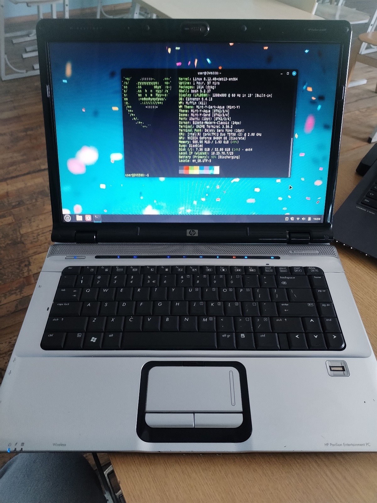 HP Pavilion DV6500 Laptop – Core 2 Duo T5750, 60gb HDD, 2gb RAM.