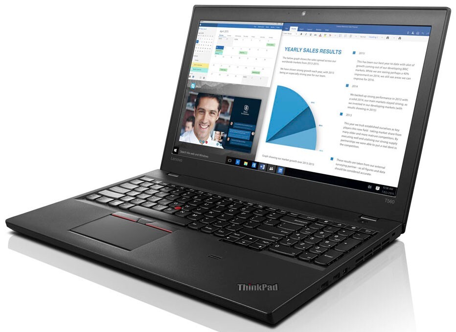 Lenovo Thinkpad T560 / 15.6in / i5 6th / 8gb RAM / 240gb SSD / Windows 10 pro