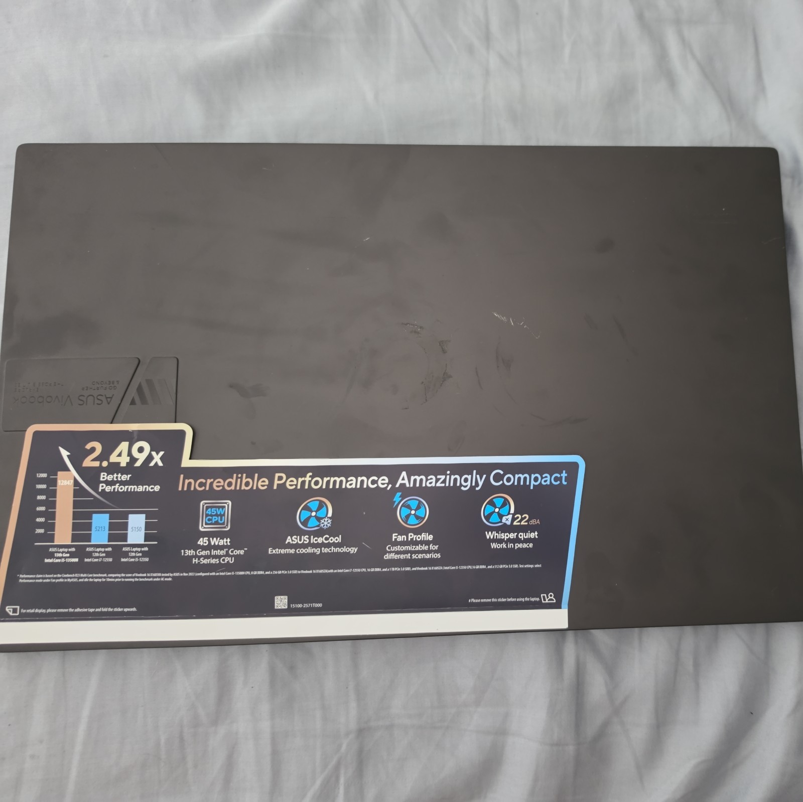 ASUS Vivobook 17X K3704V 17.3″ FHD Laptop i9-13900H, 16GB DDR4,1 TB NVMe, Win 11