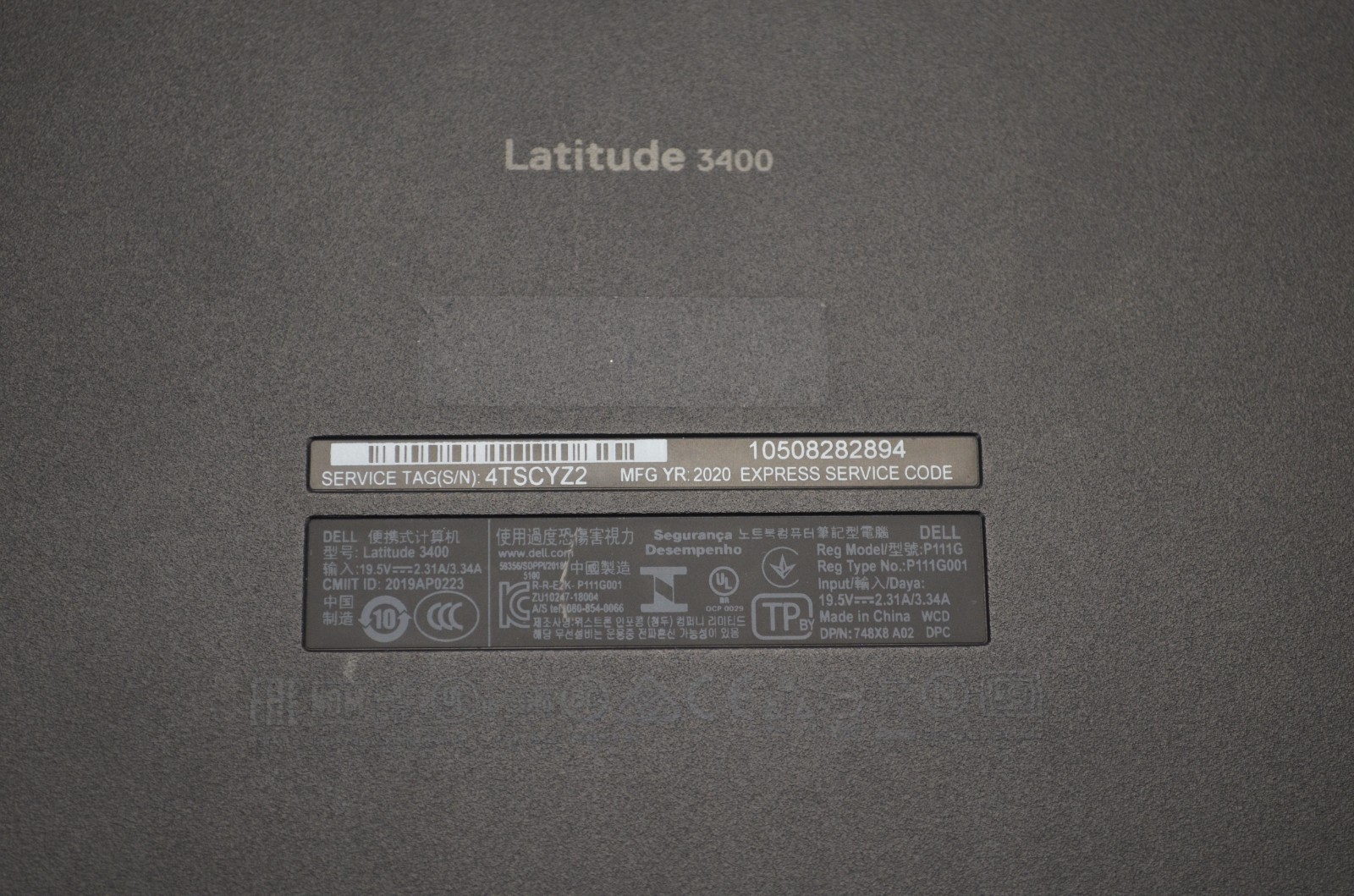 Dell Latitude 3400 14″ i5-8265U 1.6GHz 8GB RAM 256 M.2 Good Batt Win11 GRADE B
