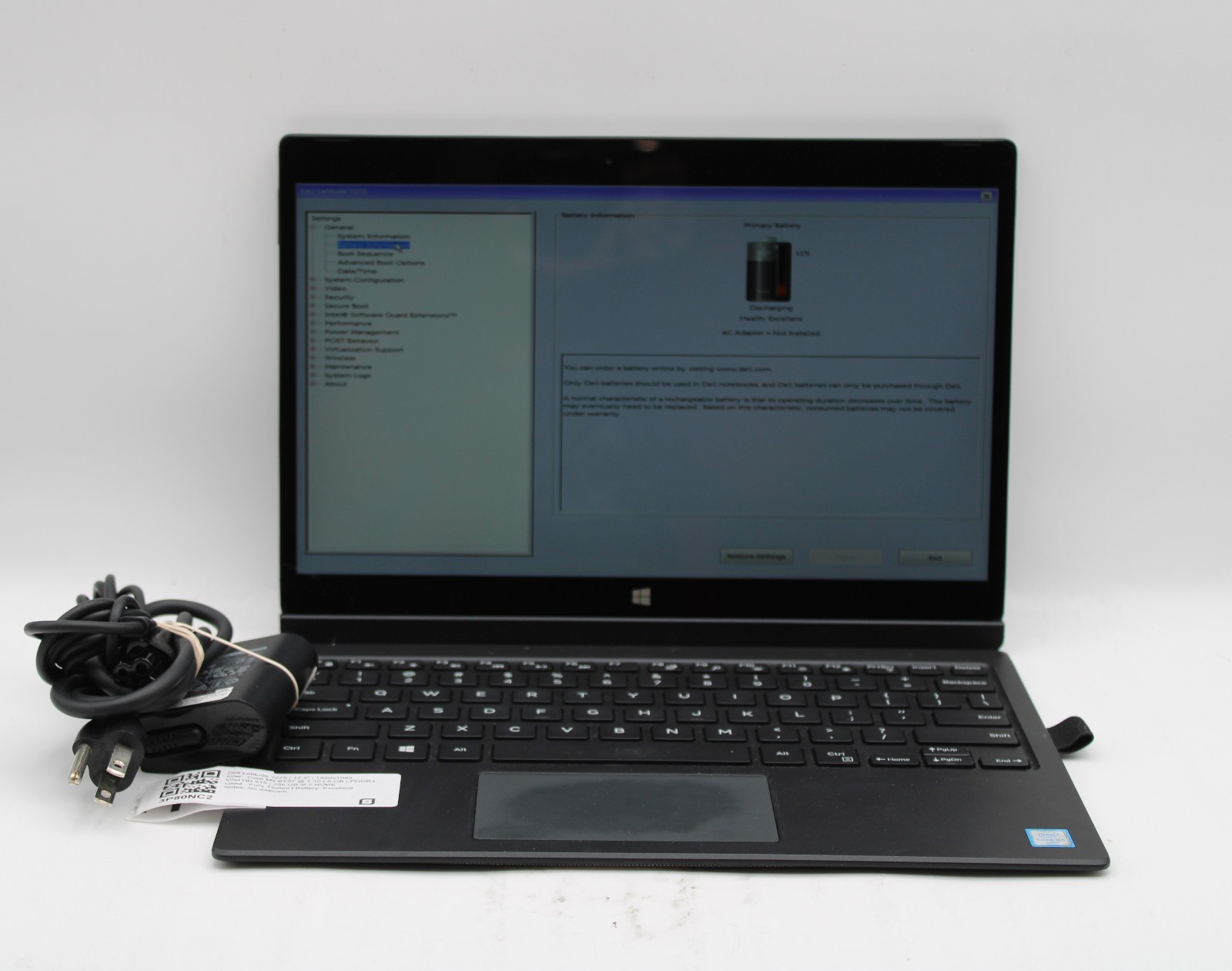 Dell Latitude 7275 Touch 2in1 _ m5-6Y57 _ 8GB / 256GB _ No OS *READ