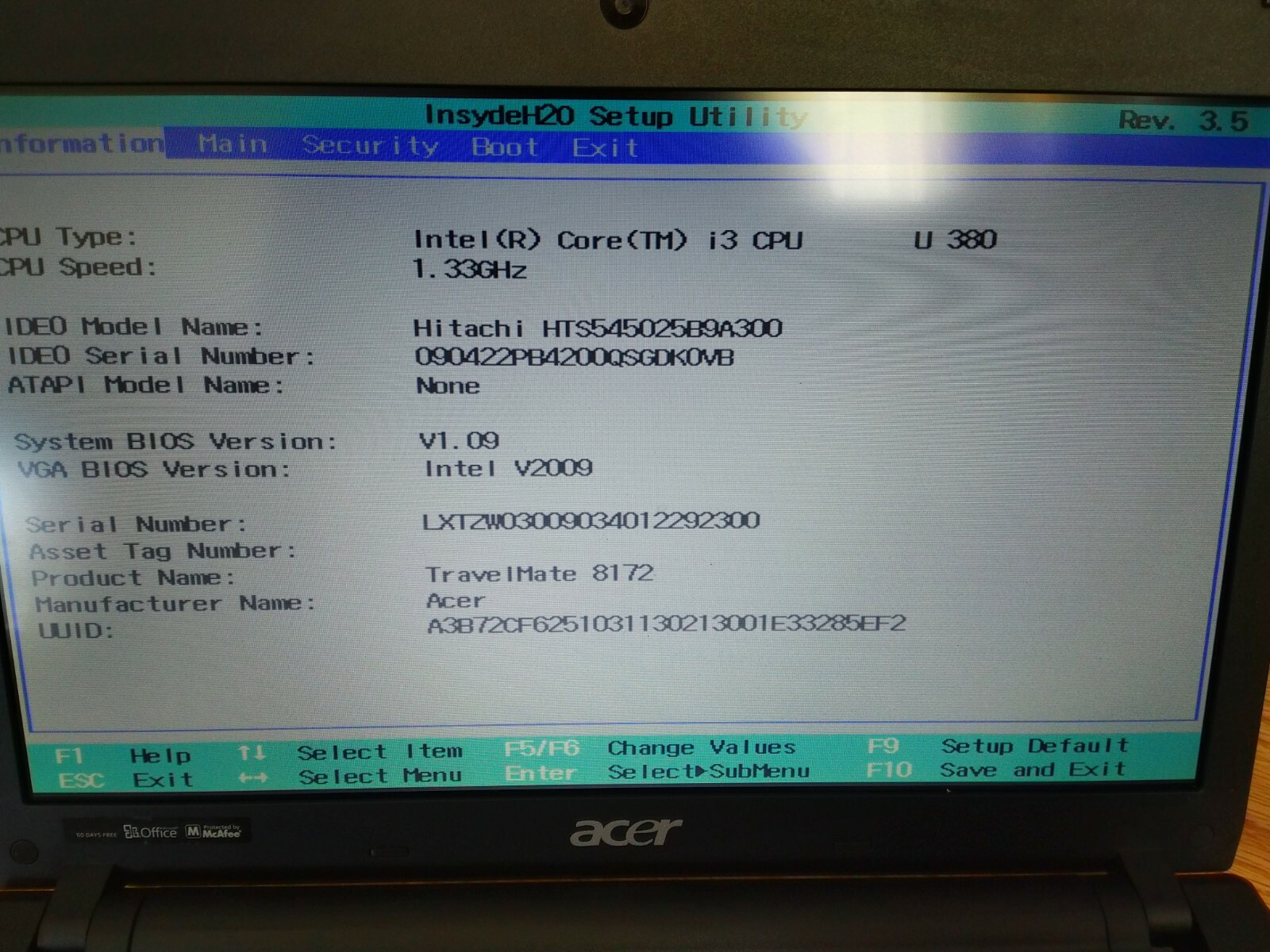 Acer TravelMate 8172 Laptop – Lightly used but WORKING for online classwork!