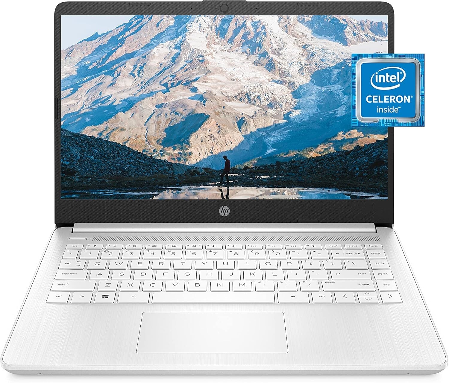 HP 14 Laptop, Intel Celeron N4020, 4 GB RAM, 64 GB