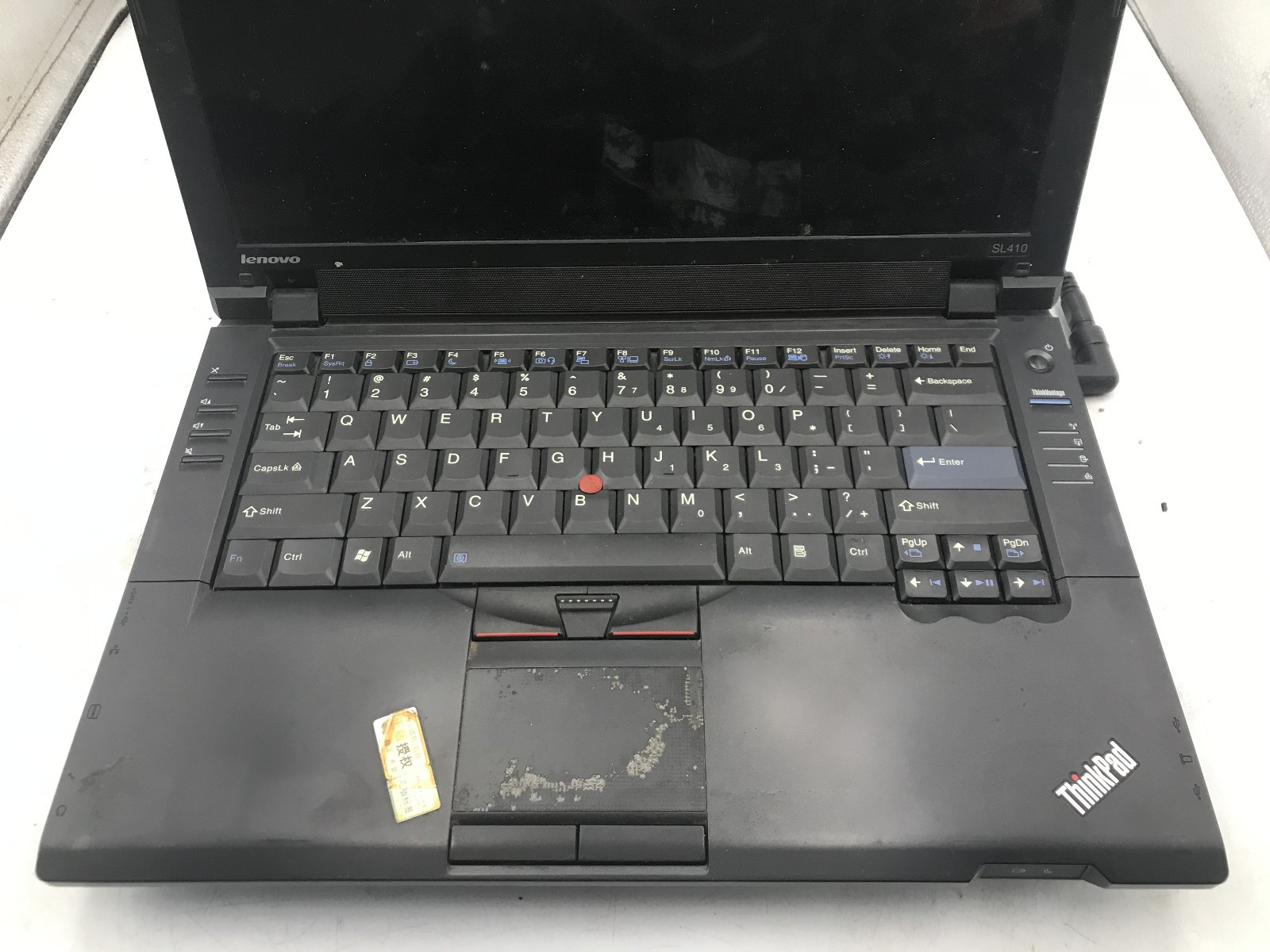 LENOVO THINKPAD SL410 – FOR PARTS/REPAIR – INTEL CORE 2 DUO – NO RAM – READ – BB