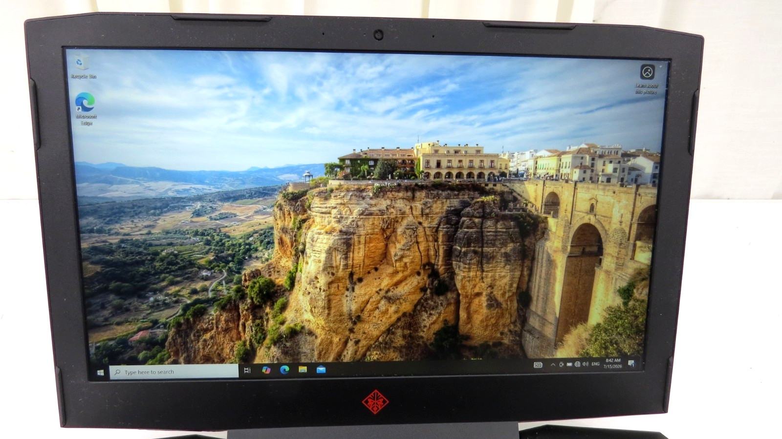 HP Omen 15-ce018dx 15.6″ Laptop Core i7 2.80GHz 8GB RAM 1TB HDD GTX 1050 Win 10